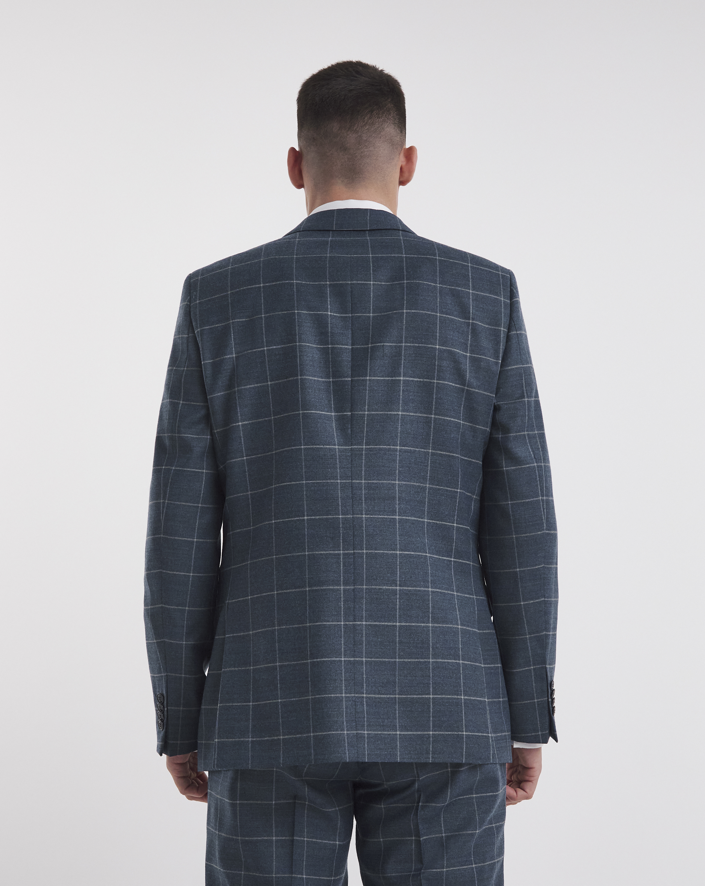 William Hunt Flannel Suit Jacket Long