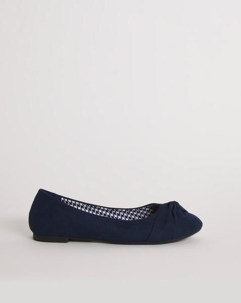 Twist Front Ballerina Shoes Standard Fit