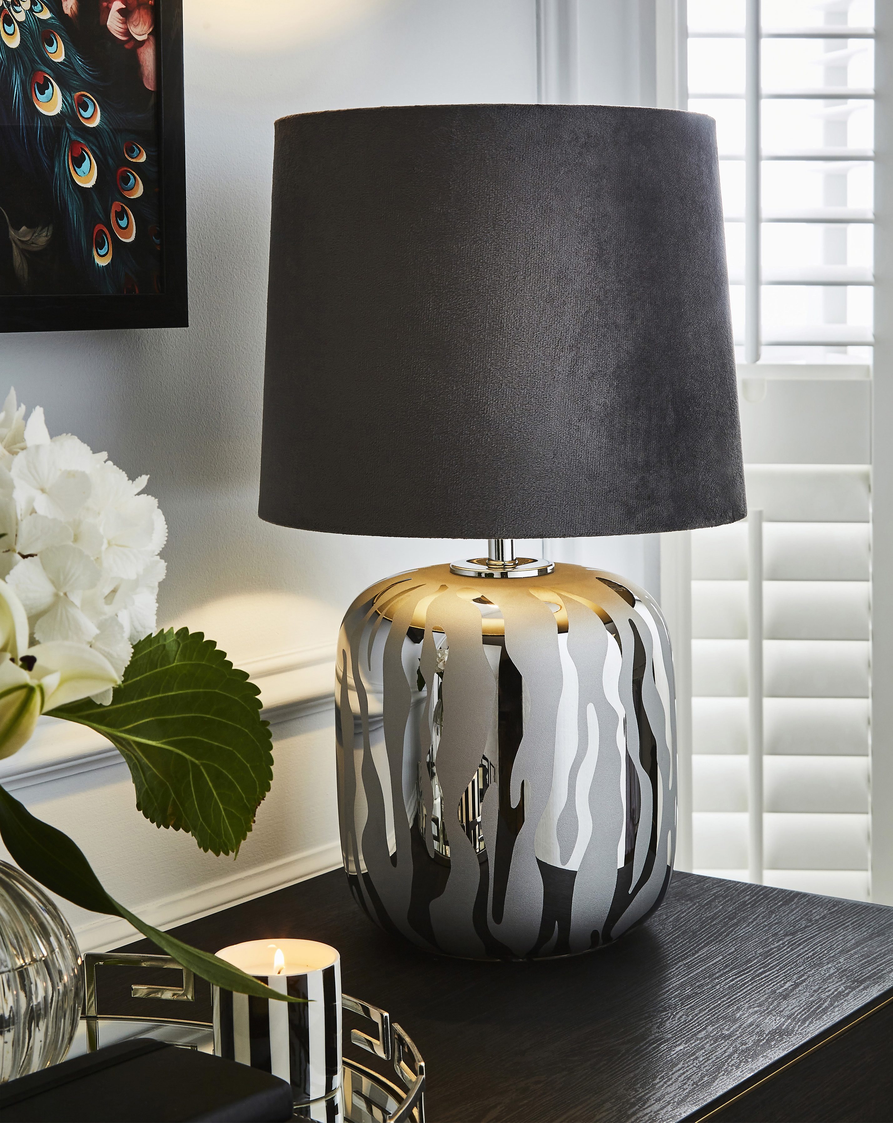 Joanna Hope Zebra Table Lamp