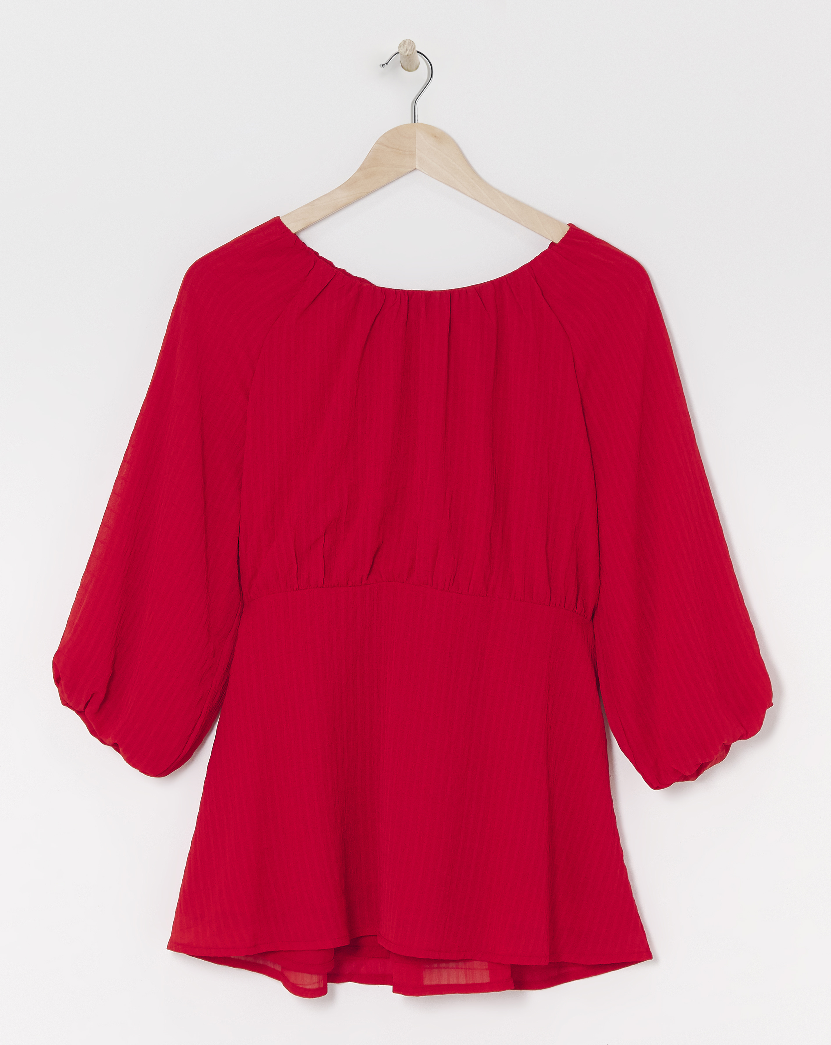 Exposed Back Textured Swing Top