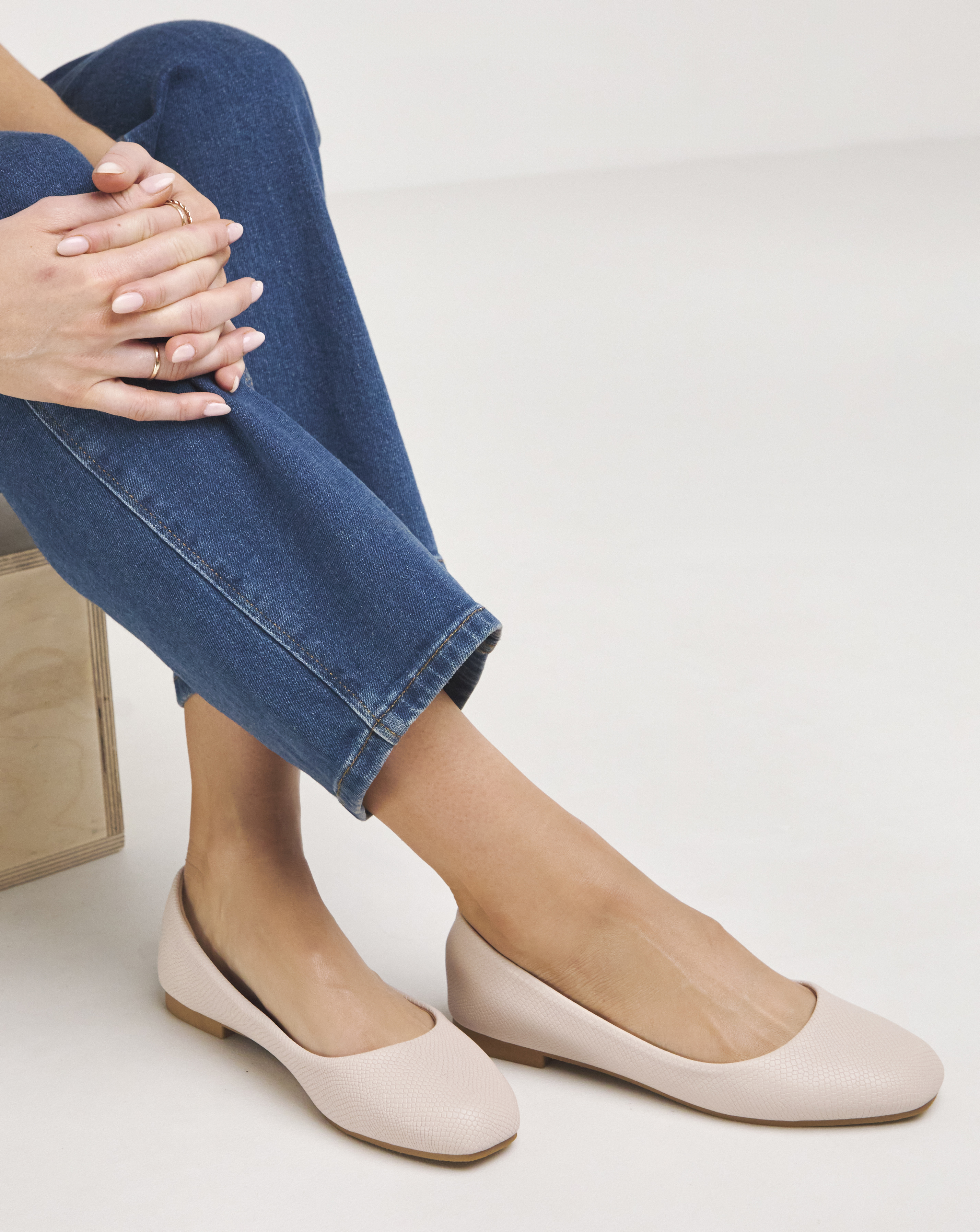 Square Toe Ballerina E Fit