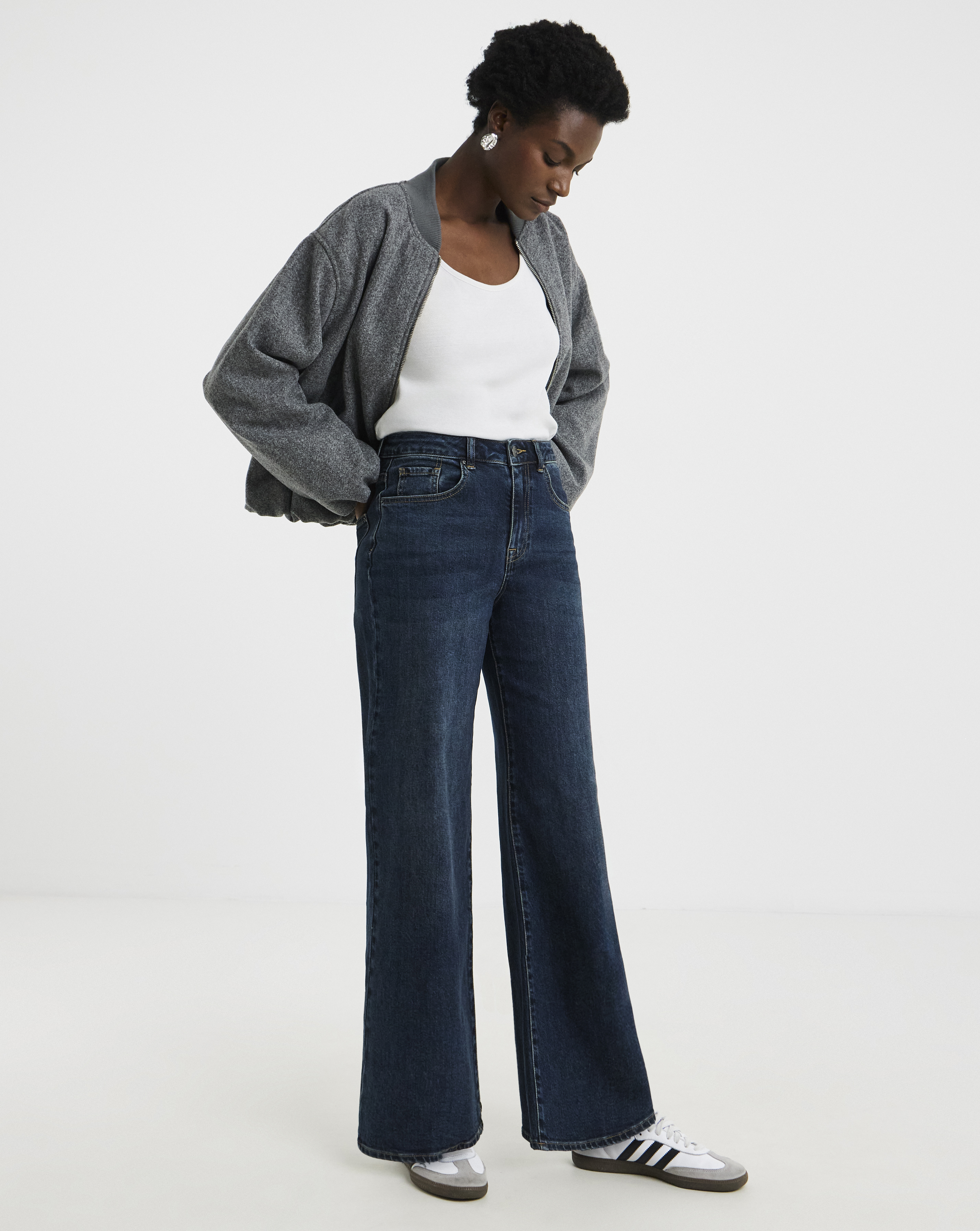 Authentic Wide Leg Jeans