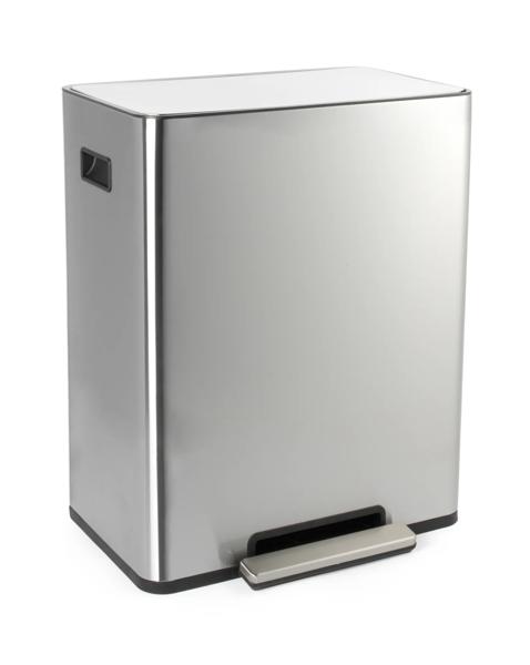 Salter Stainless Steel Recycling Bin