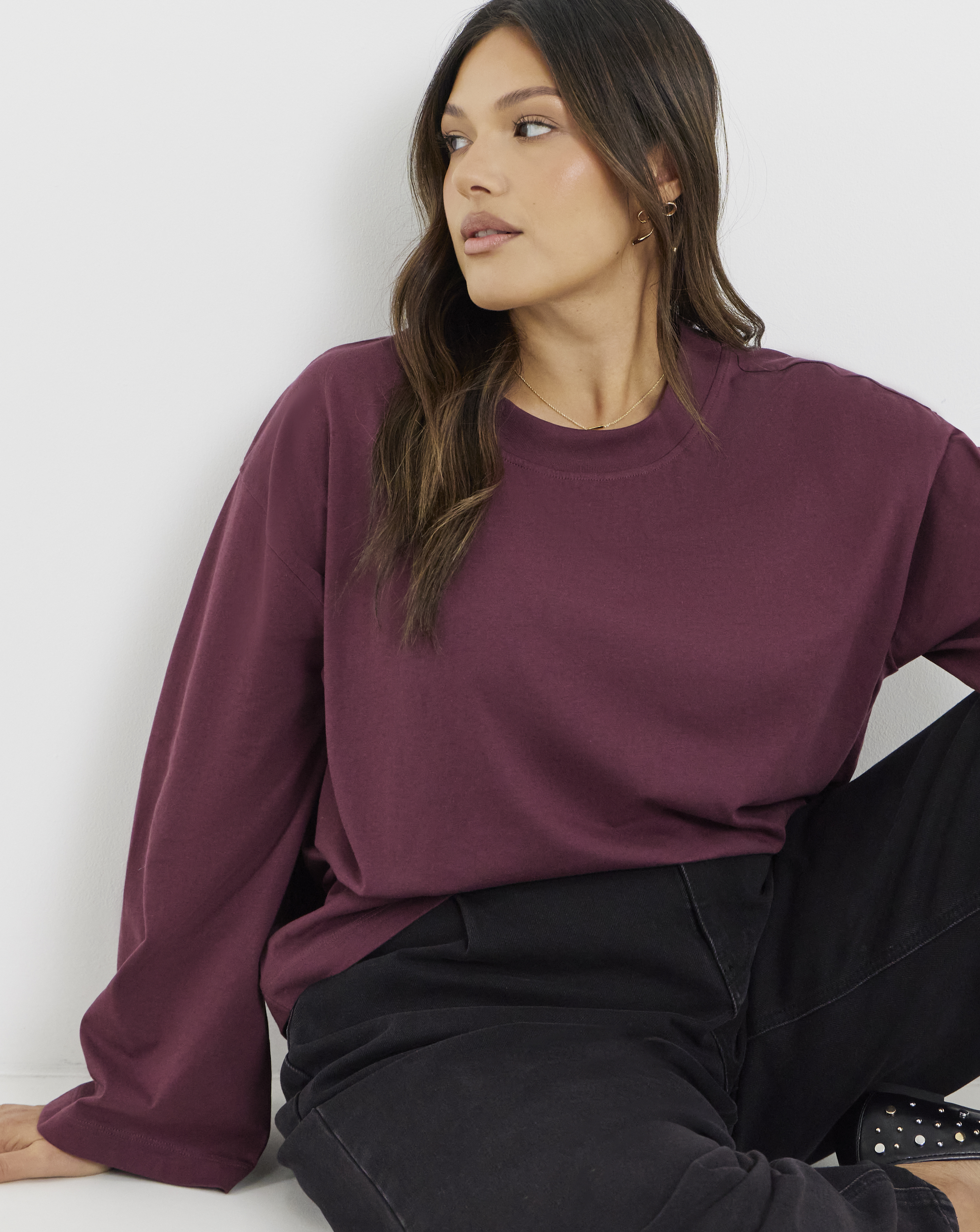 Wide Long Sleeve Top