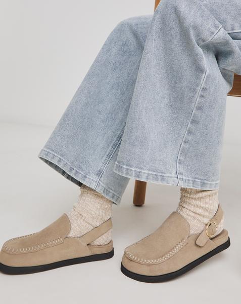 House Shoe Mule Ex Wide Fit