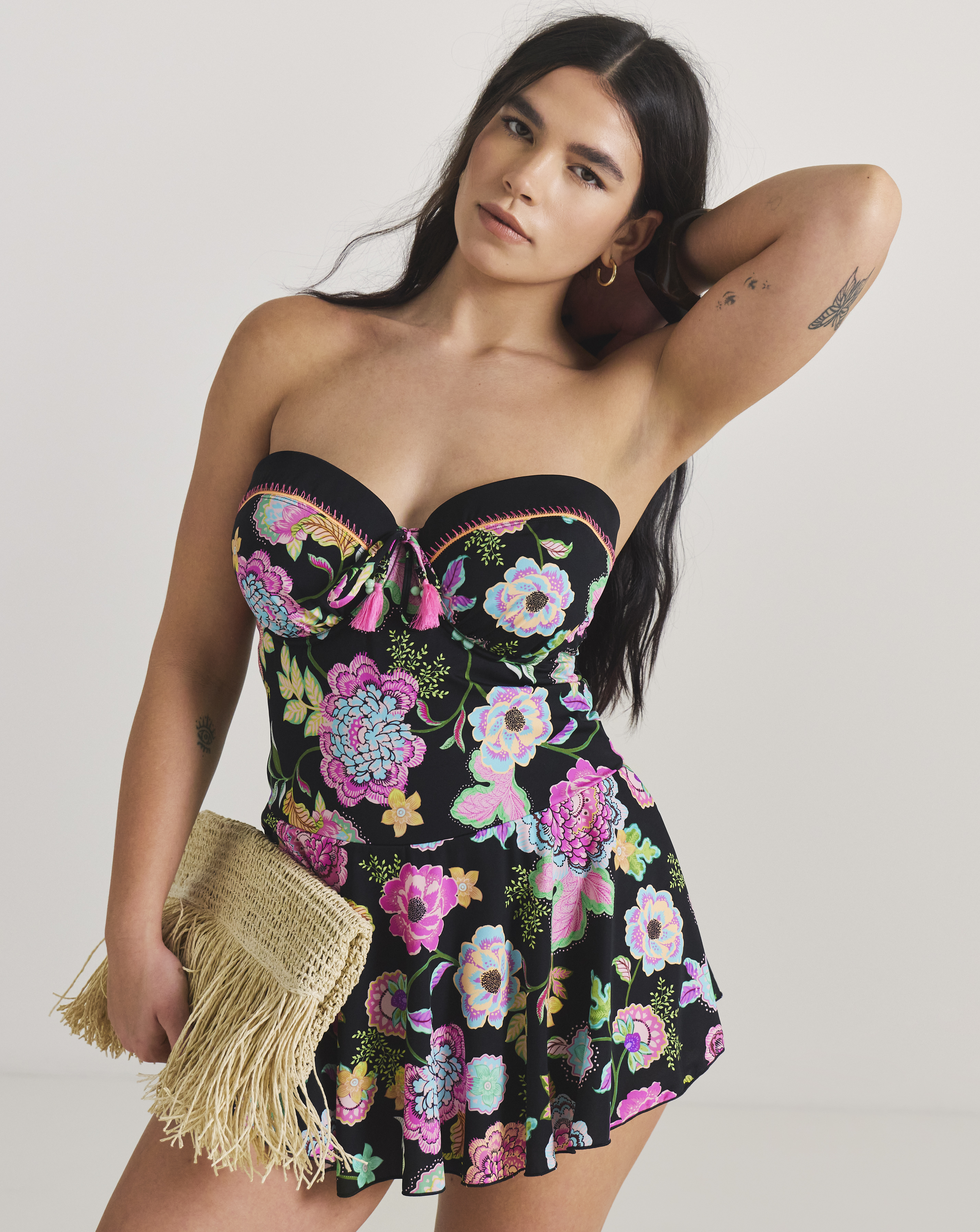 Underwired Bandeau Swimdress