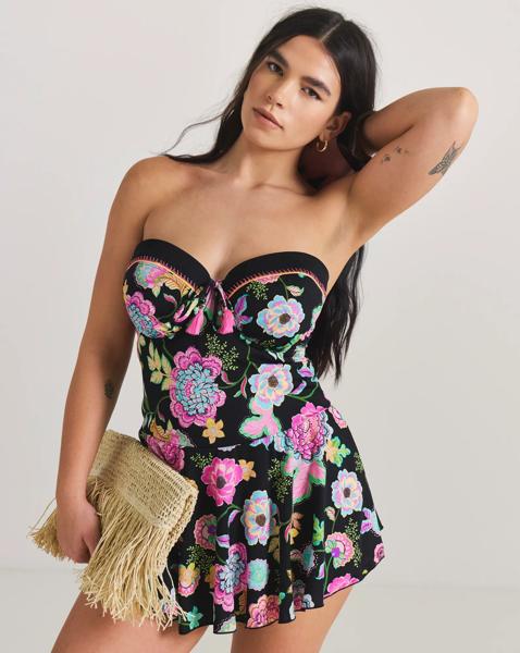 Underwired Bandeau Swimdress