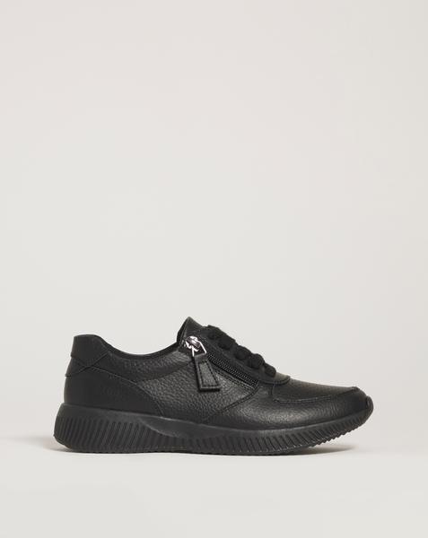 Leather Lace Trainer E Fit