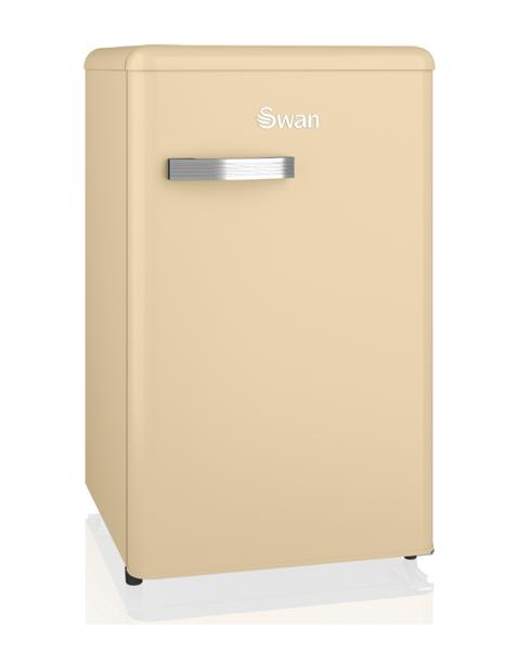 Swan Retro Under Counter Fridge Cream