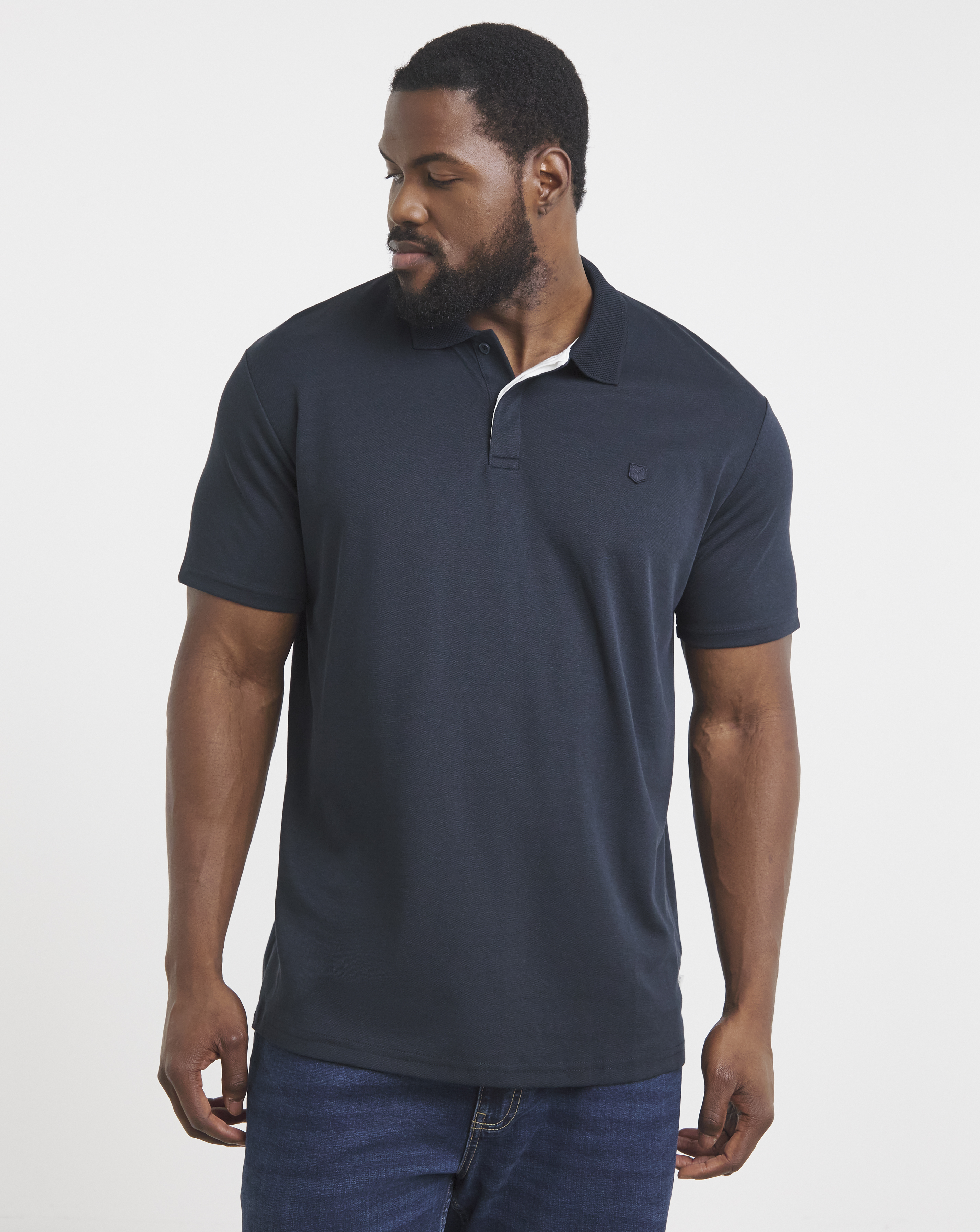 Jack & Jones Navy Premium Rodney Polo - 6XL(66)