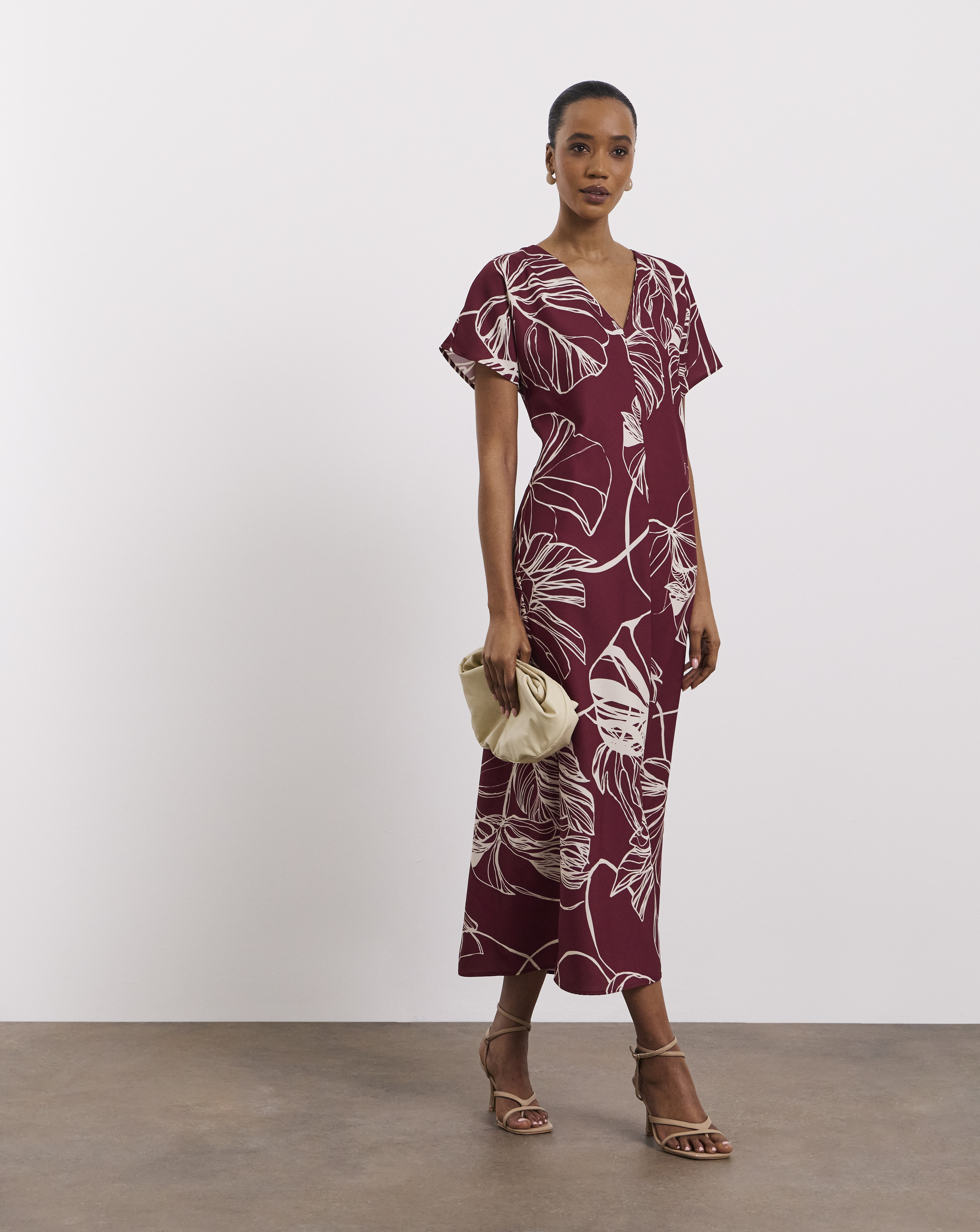 Joanna Hope Printed Column Dress