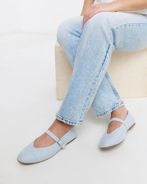 Toe Cap Mary Janes Wide