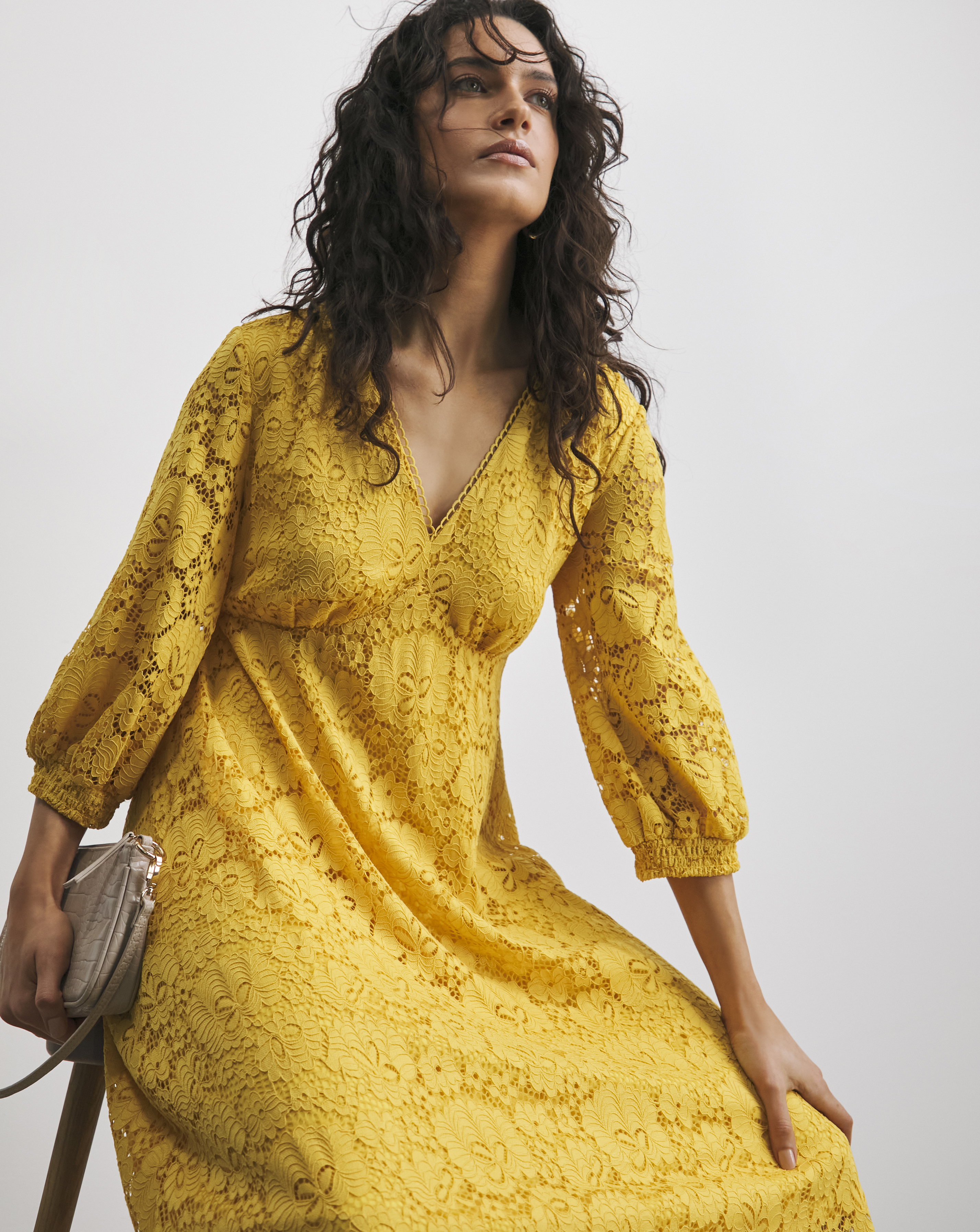 Joanna Hope Stretch Lace Dress