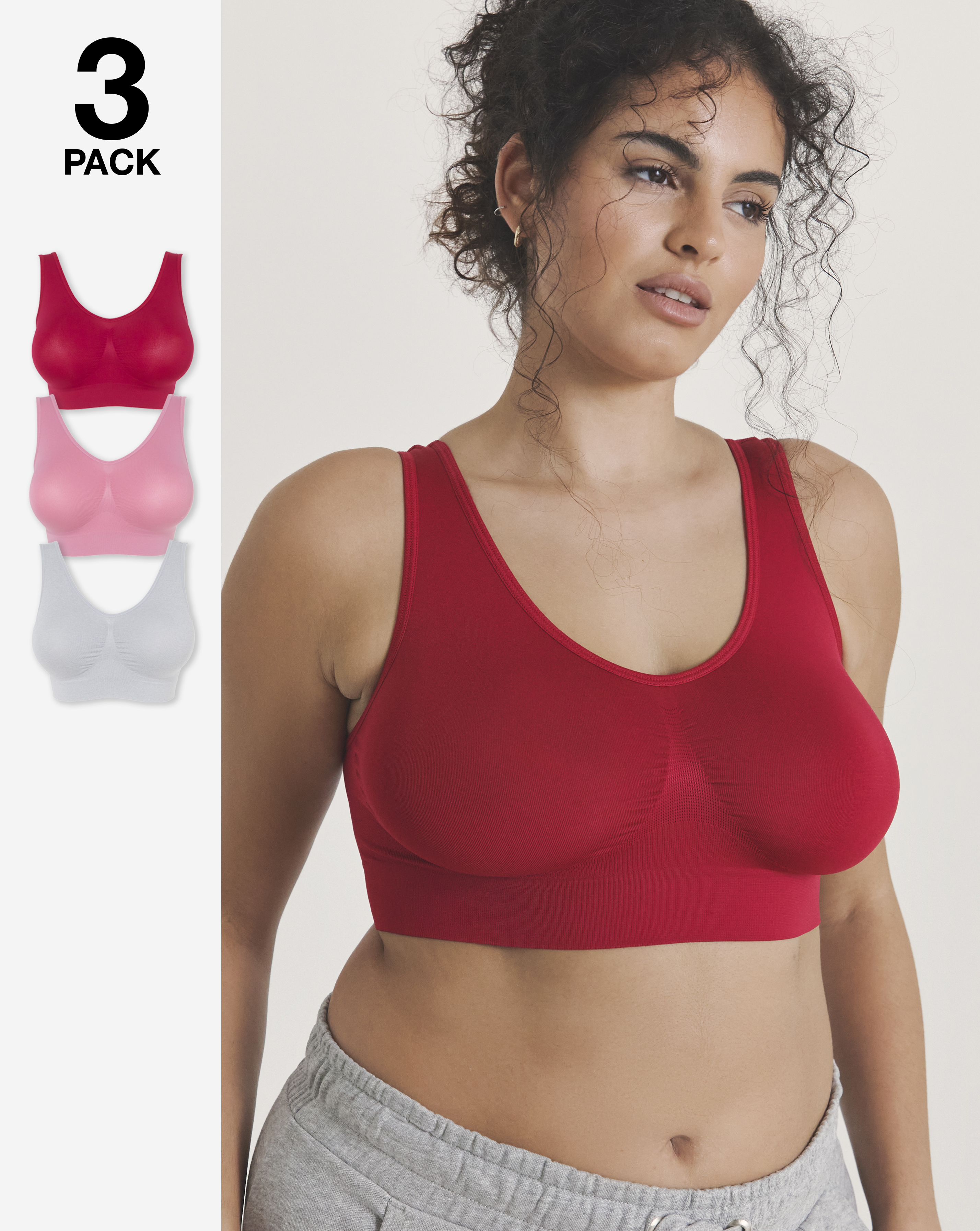 Pretty Secrets 3 Pack Comfort Tops