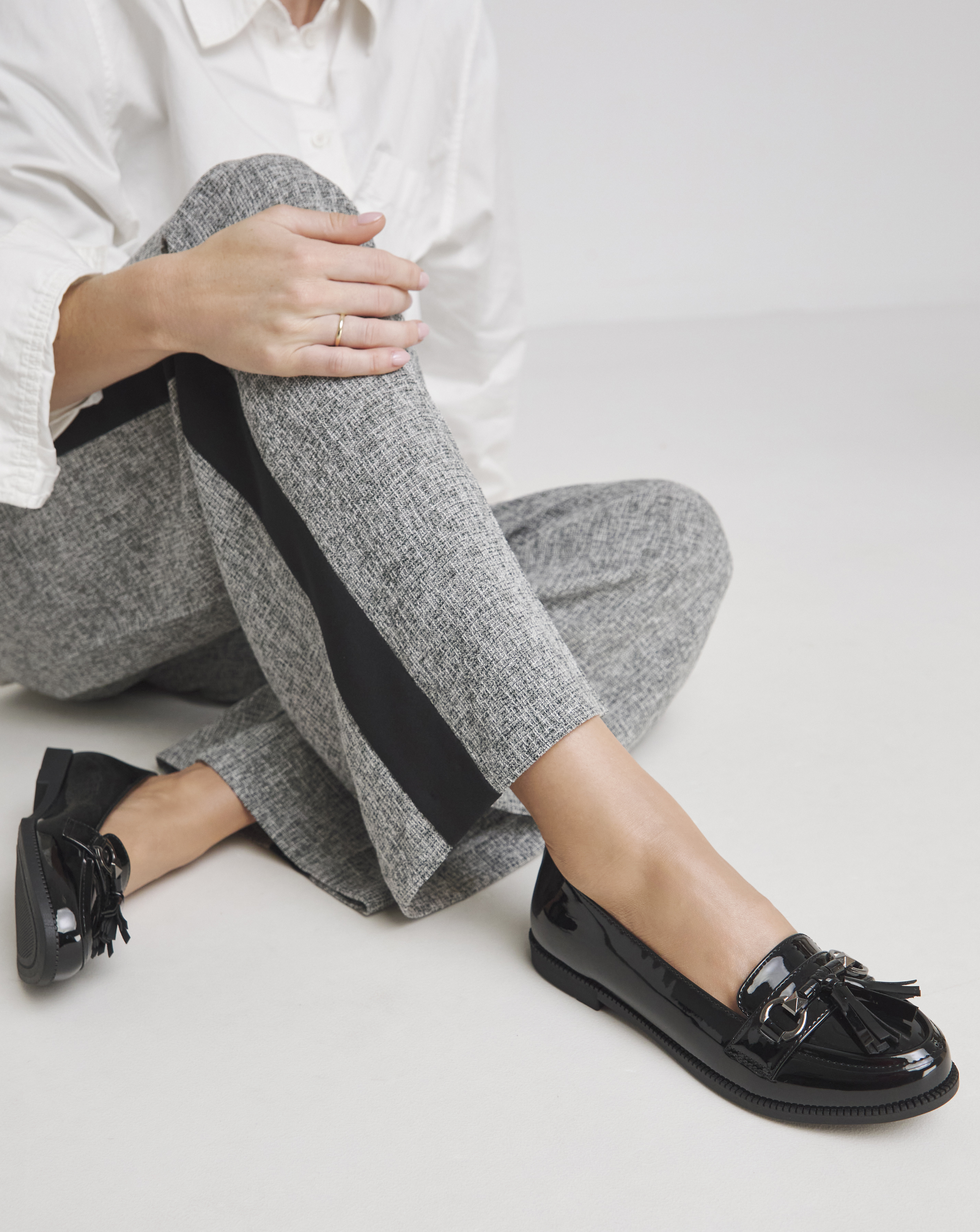 Low Cut Tassel Loafer Ex Wide