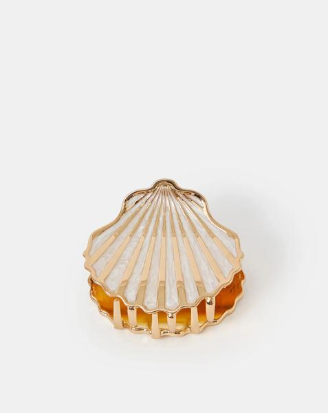 Accessorize Metal Resin Shell Claw Clip