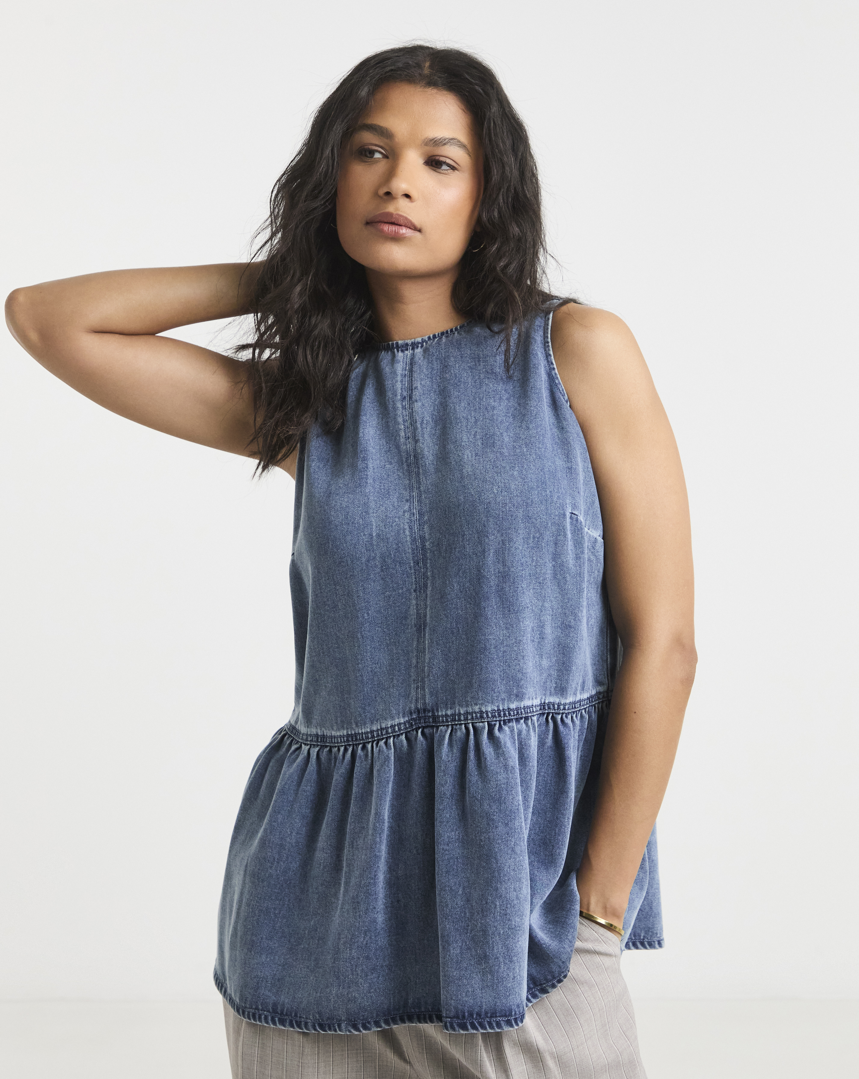 Simply Be Lyocell Peplum Top