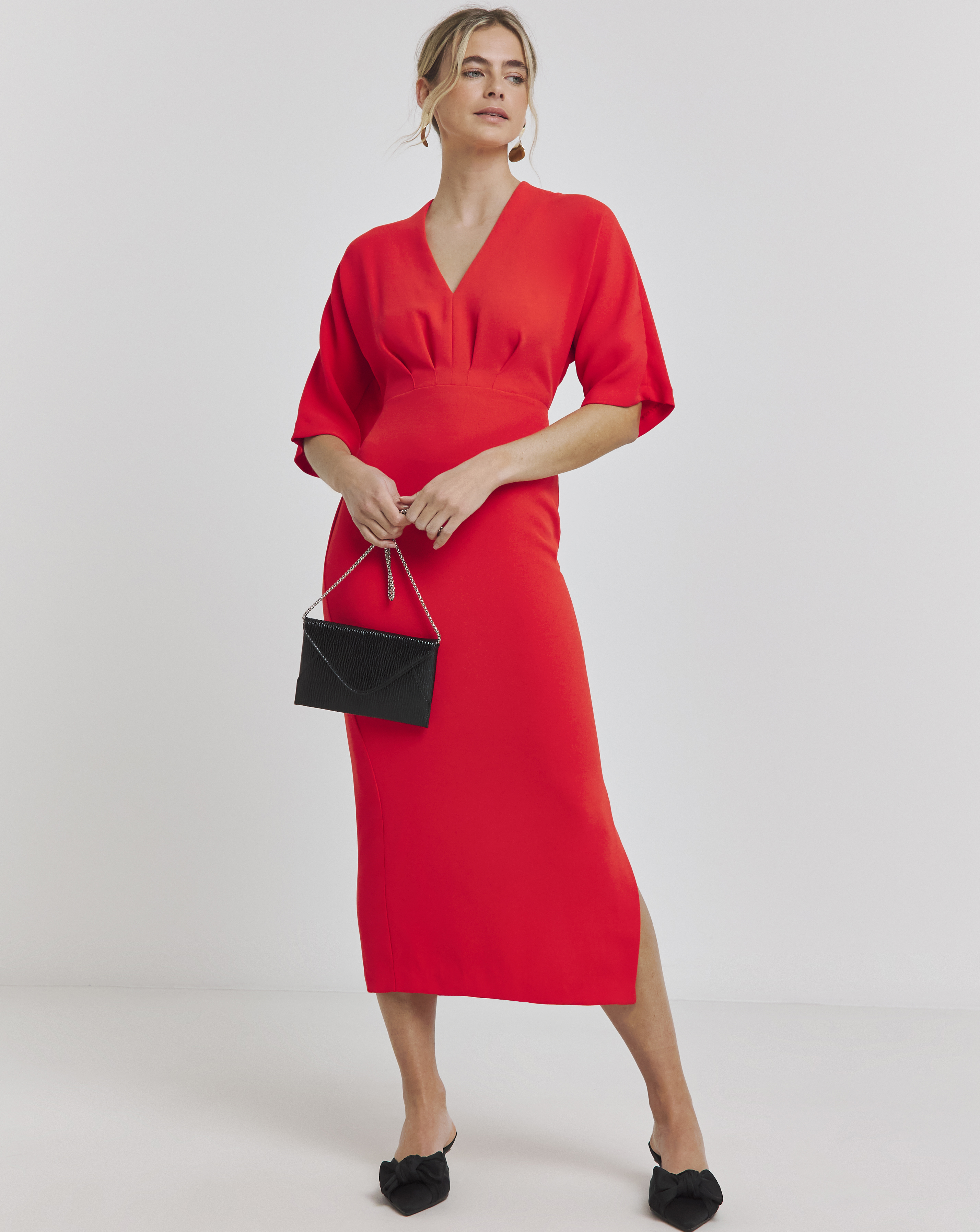 Joanna Hope Stretch Crepe Column Dress