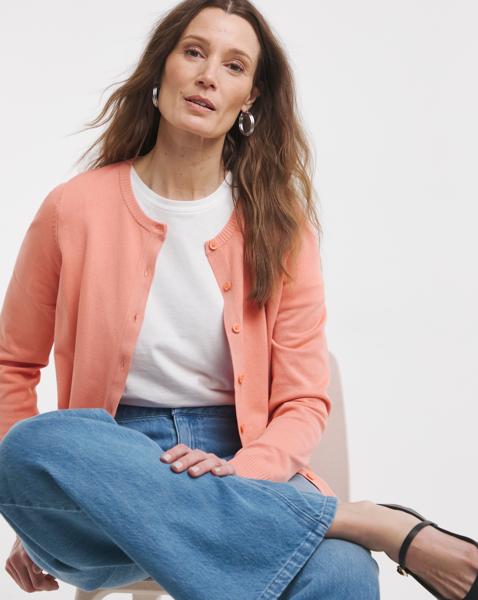 Crew Neck Cardigan