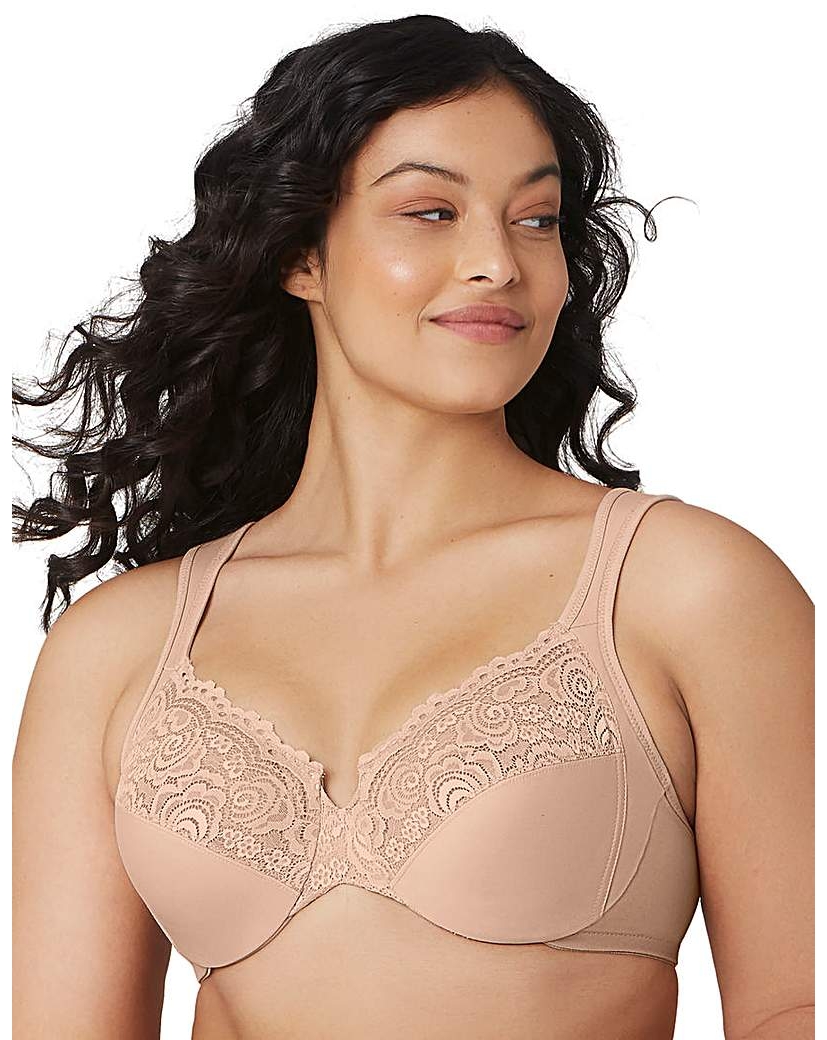 Glamorise Women's Skin 1240 Back Close Wonderwire Bra 44C