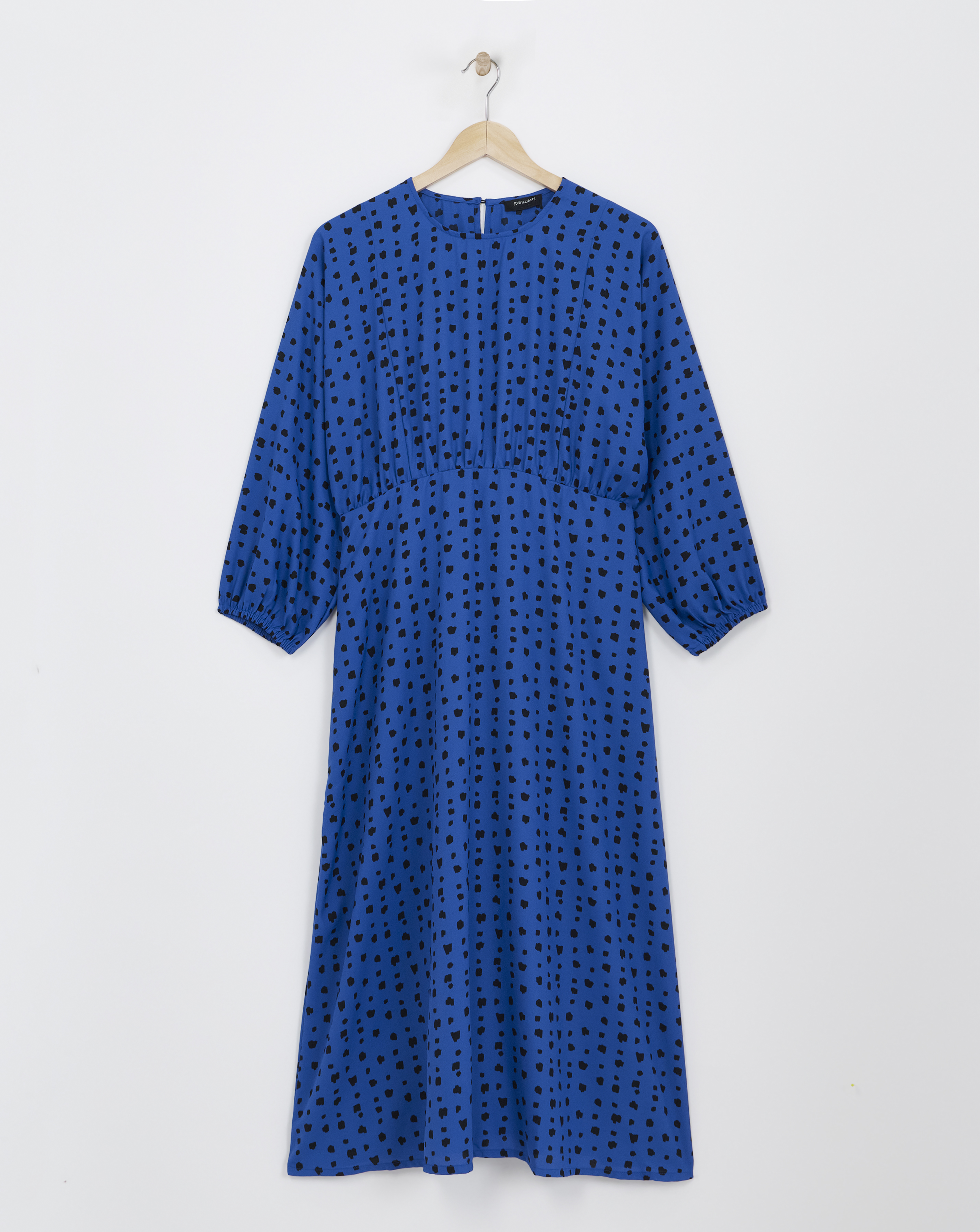Balloon Sleeve Tea Dress