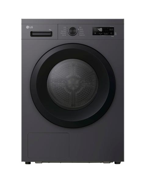 New In - LG X10 RHX1009NMK 9kg HP Dryer Grey Ins