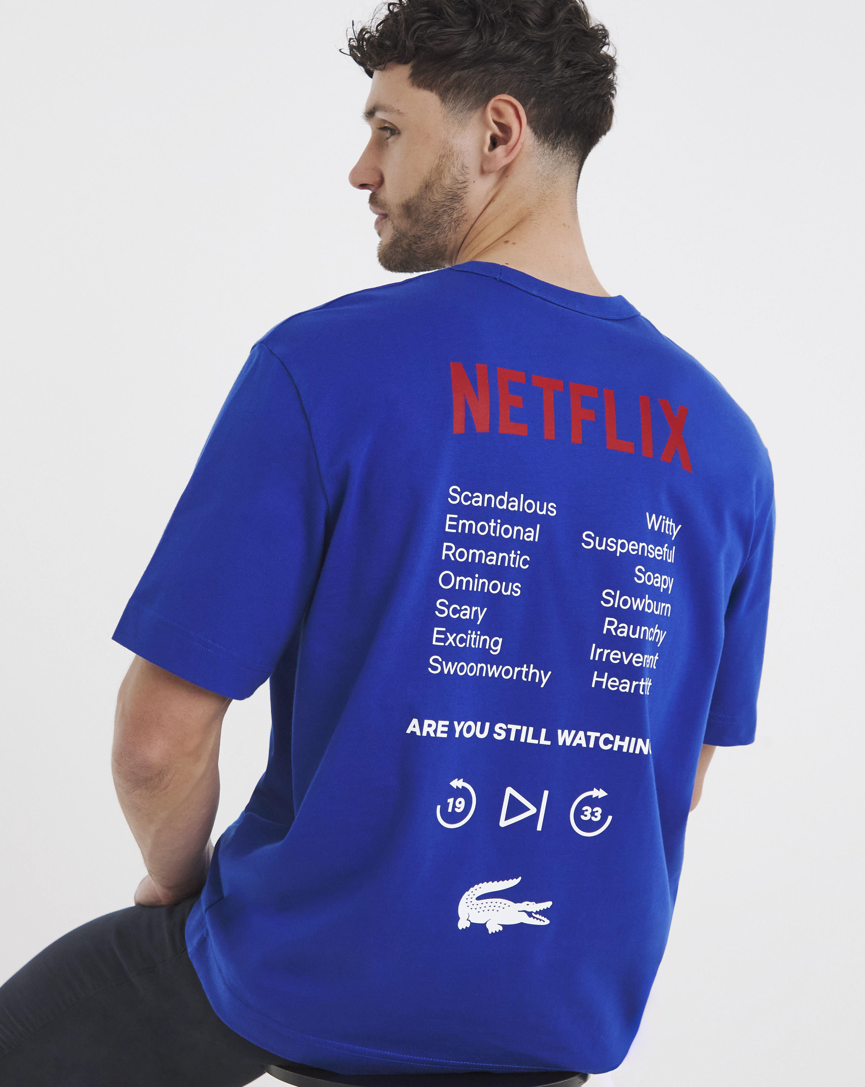 Lacoste X Netflix Logo T-Shirt
