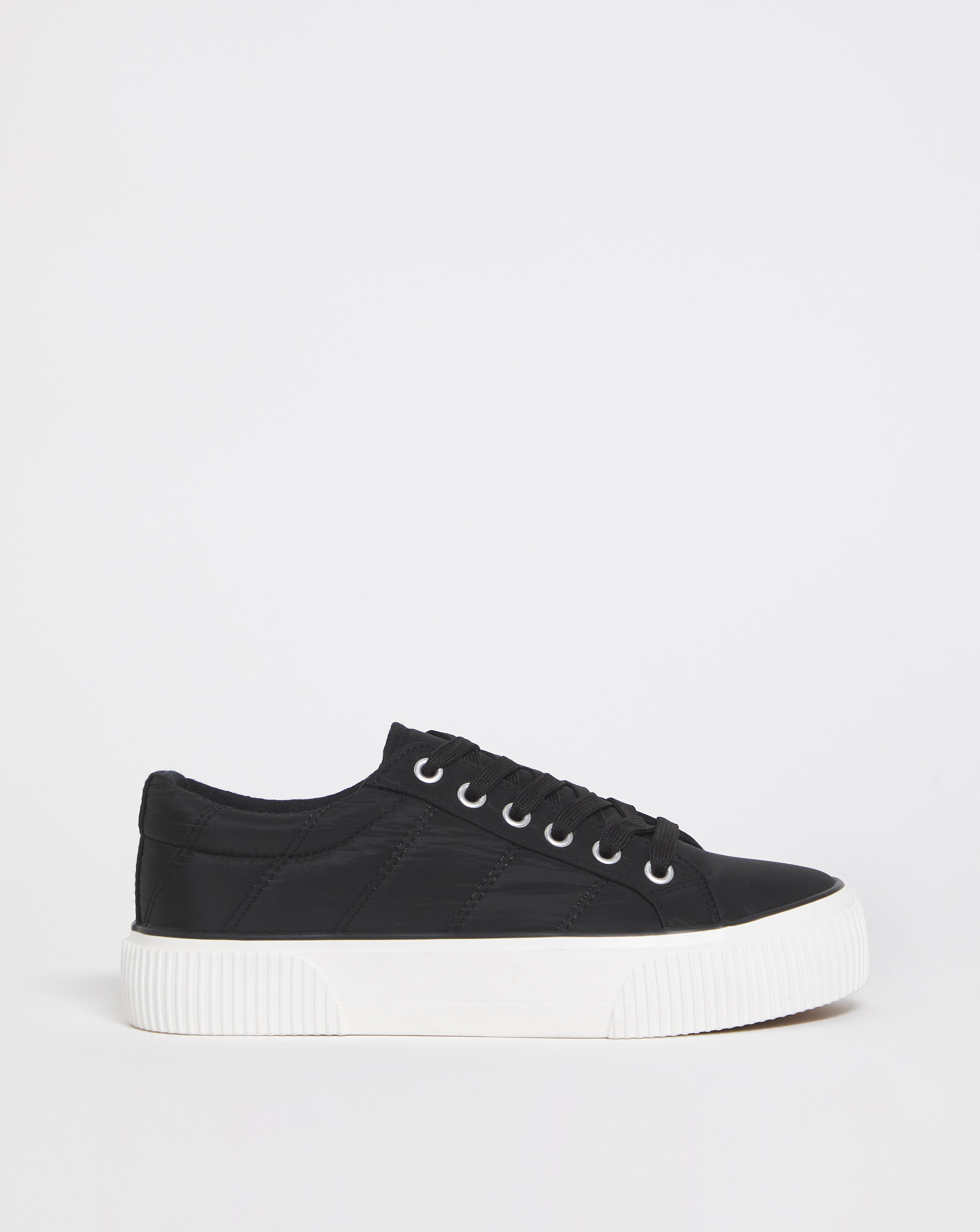 Quilted Trainers Wide Fit