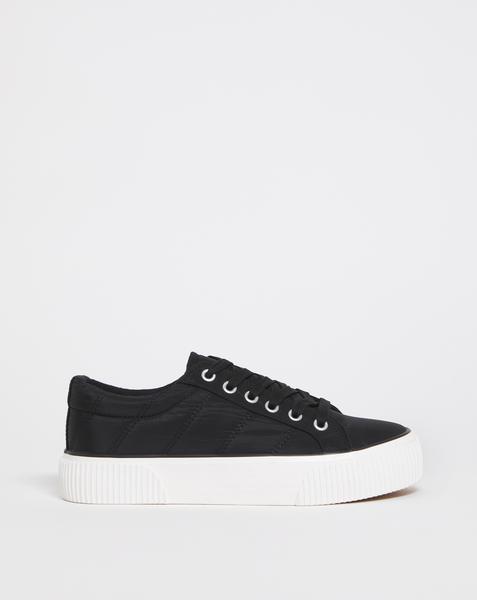 Quilted Trainers Wide Fit