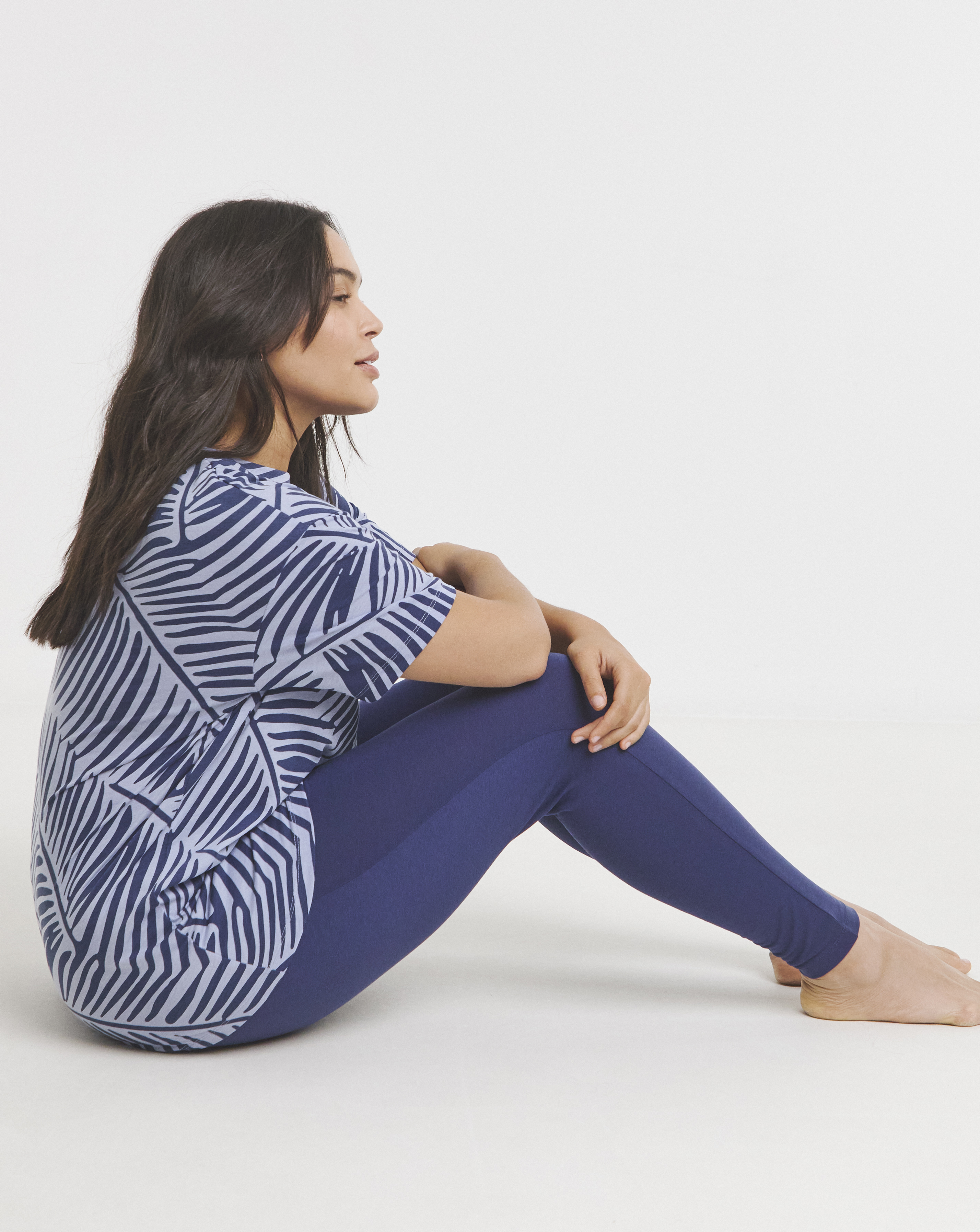 Palm Print Value Legging Set