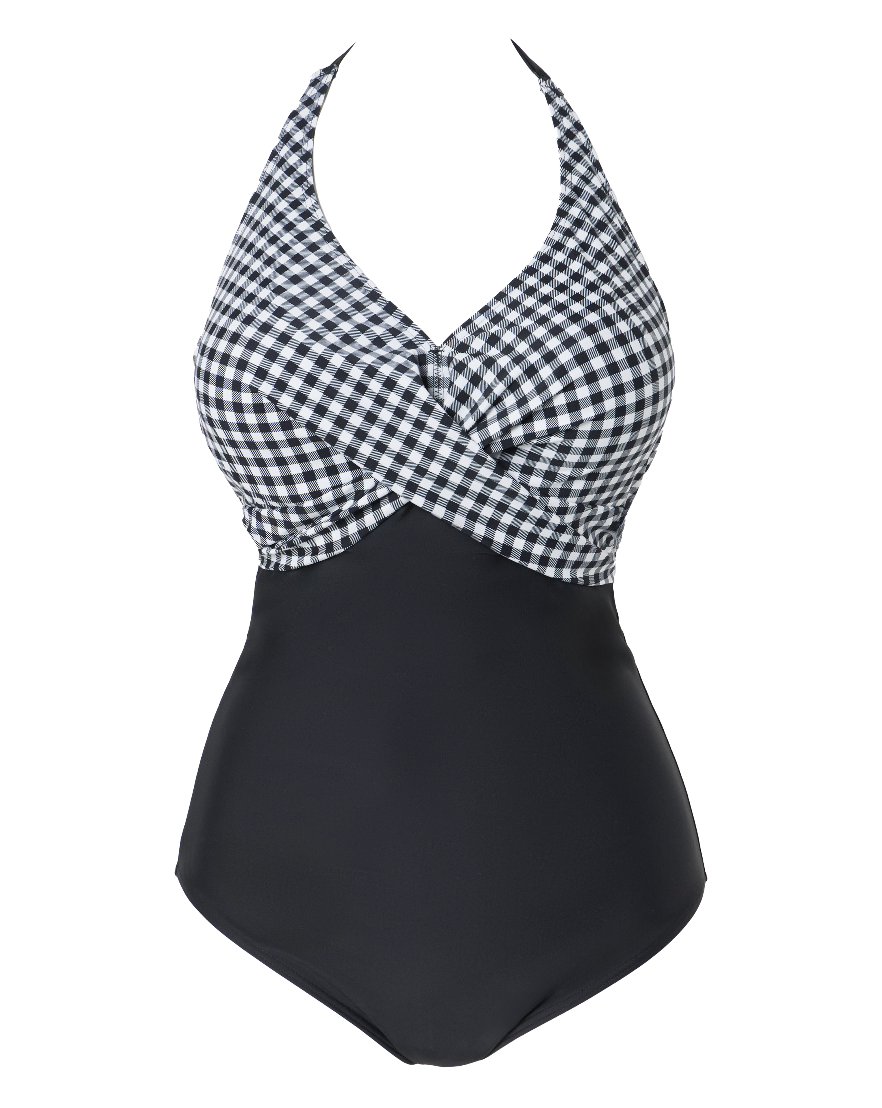 Figleaves Tailor Twist Front Swimsuit