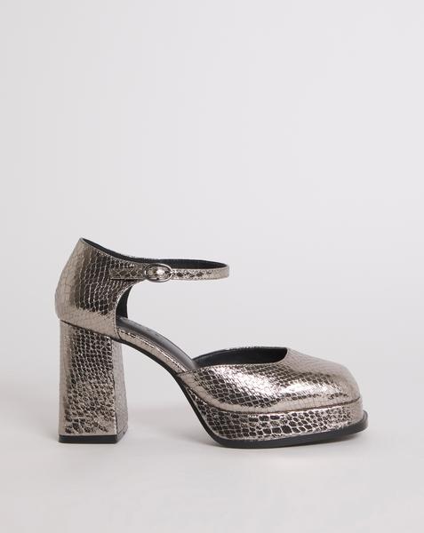 Platform Heeled Shoes Ex Wide Fit