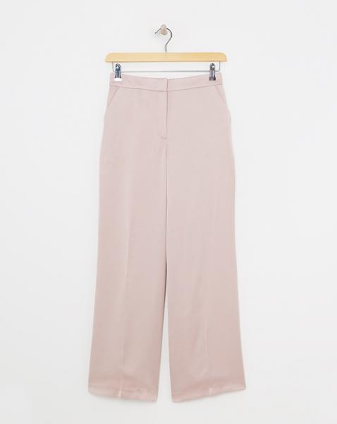 Satin Wide Leg Trousers