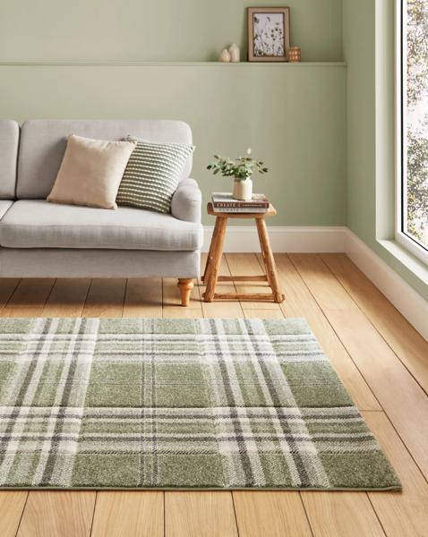 Catherine Lansfield Kelso Check Rug