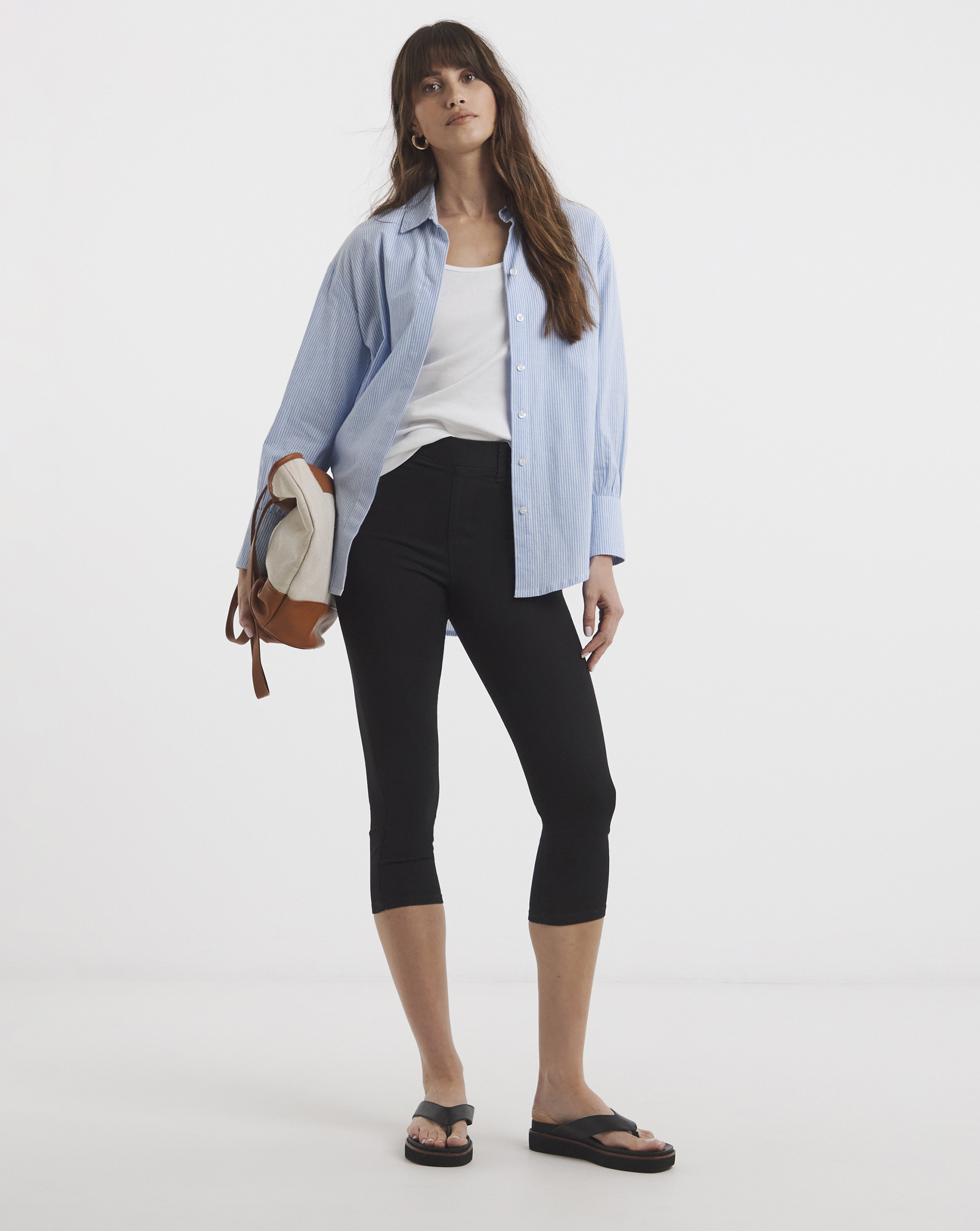 Black Crop Jeggings
