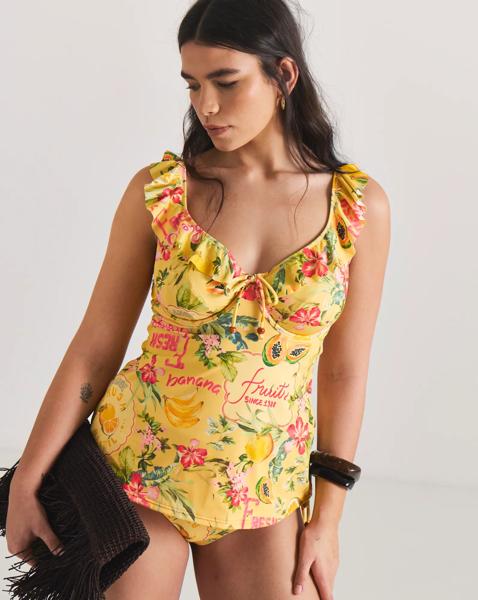 Frill Tankini Top
