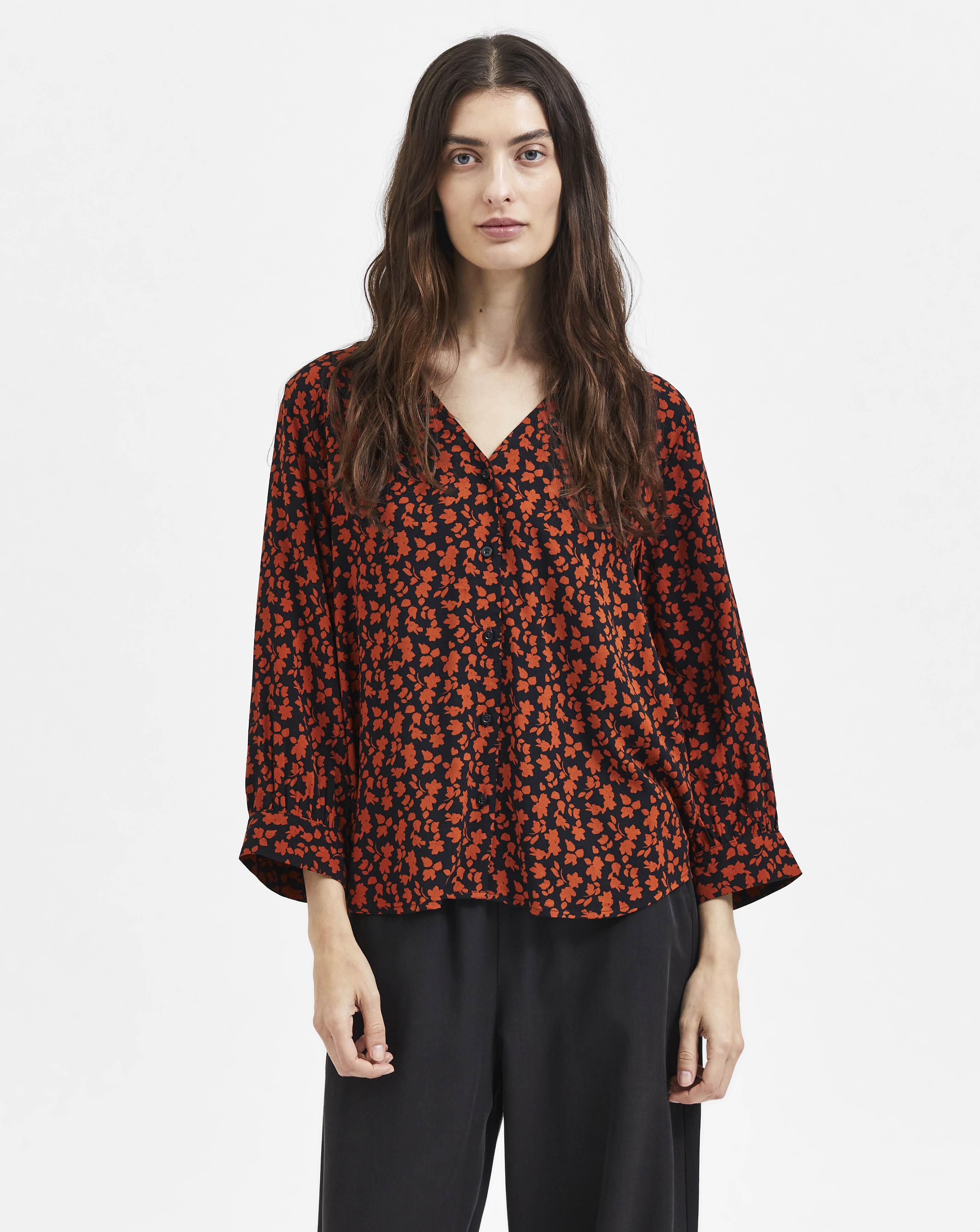 Selected Femme Printed Blouse