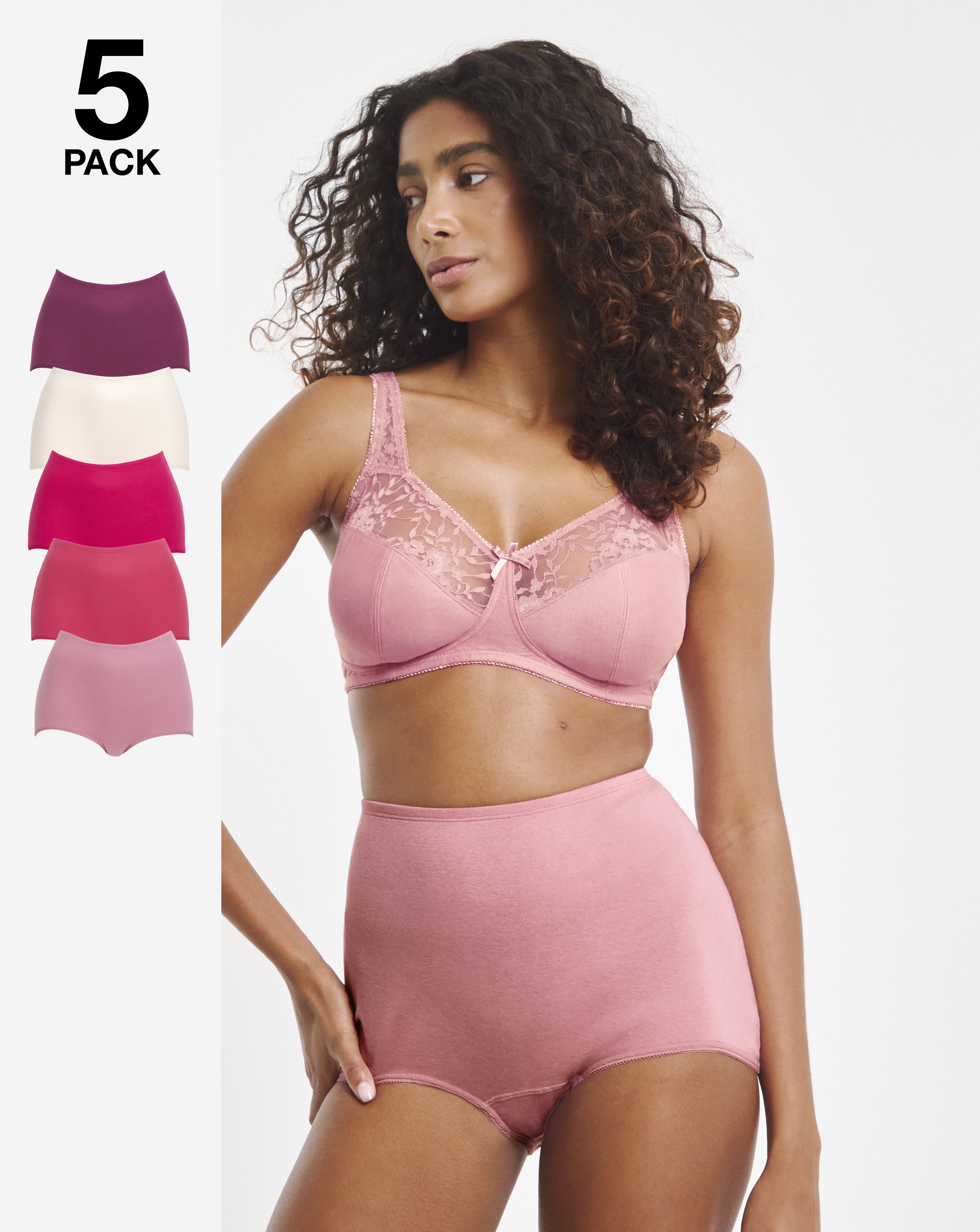 Pretty Secrets 5 Pack Comfort Shorts