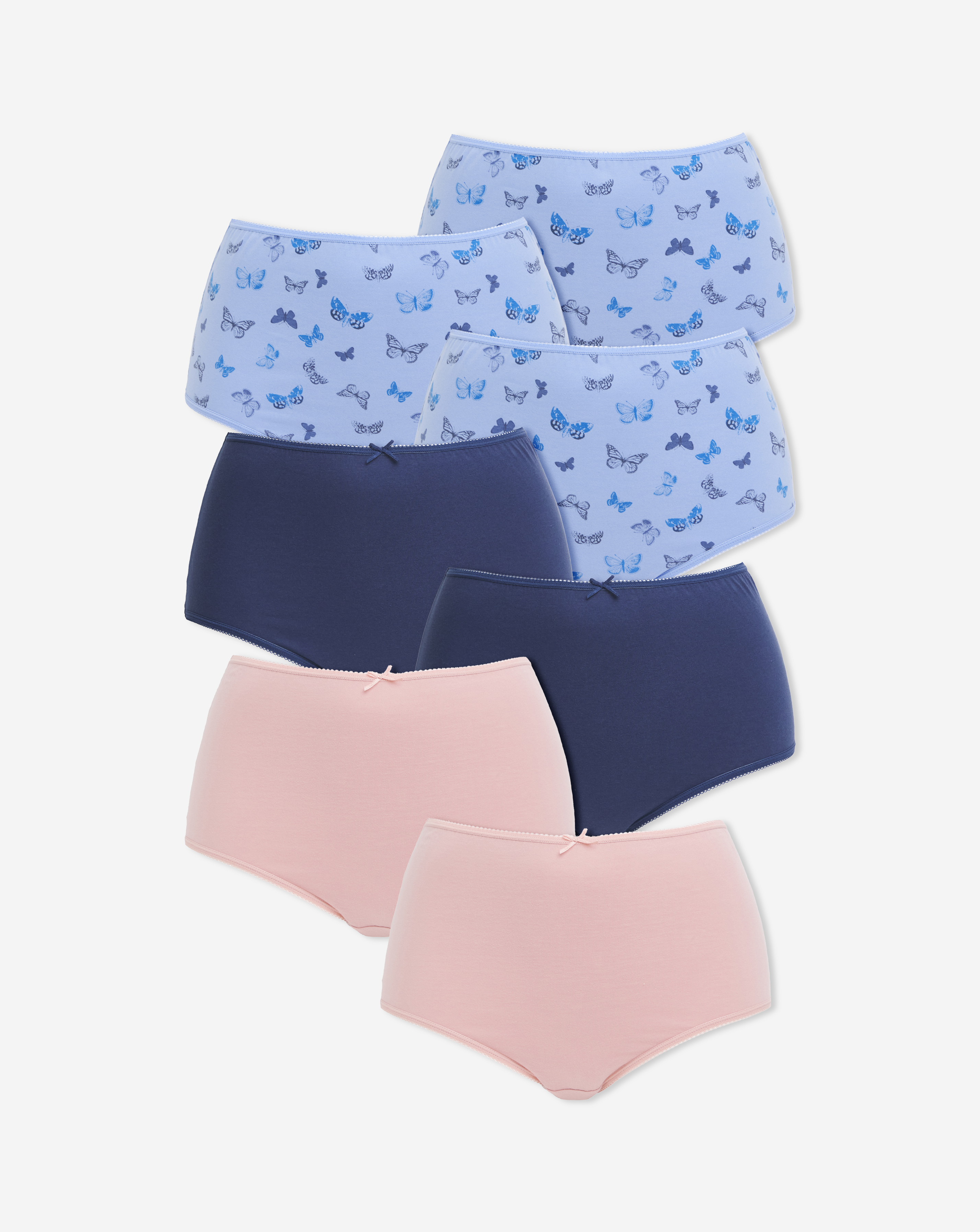 7 Pack Full Fit Brief Butterfly