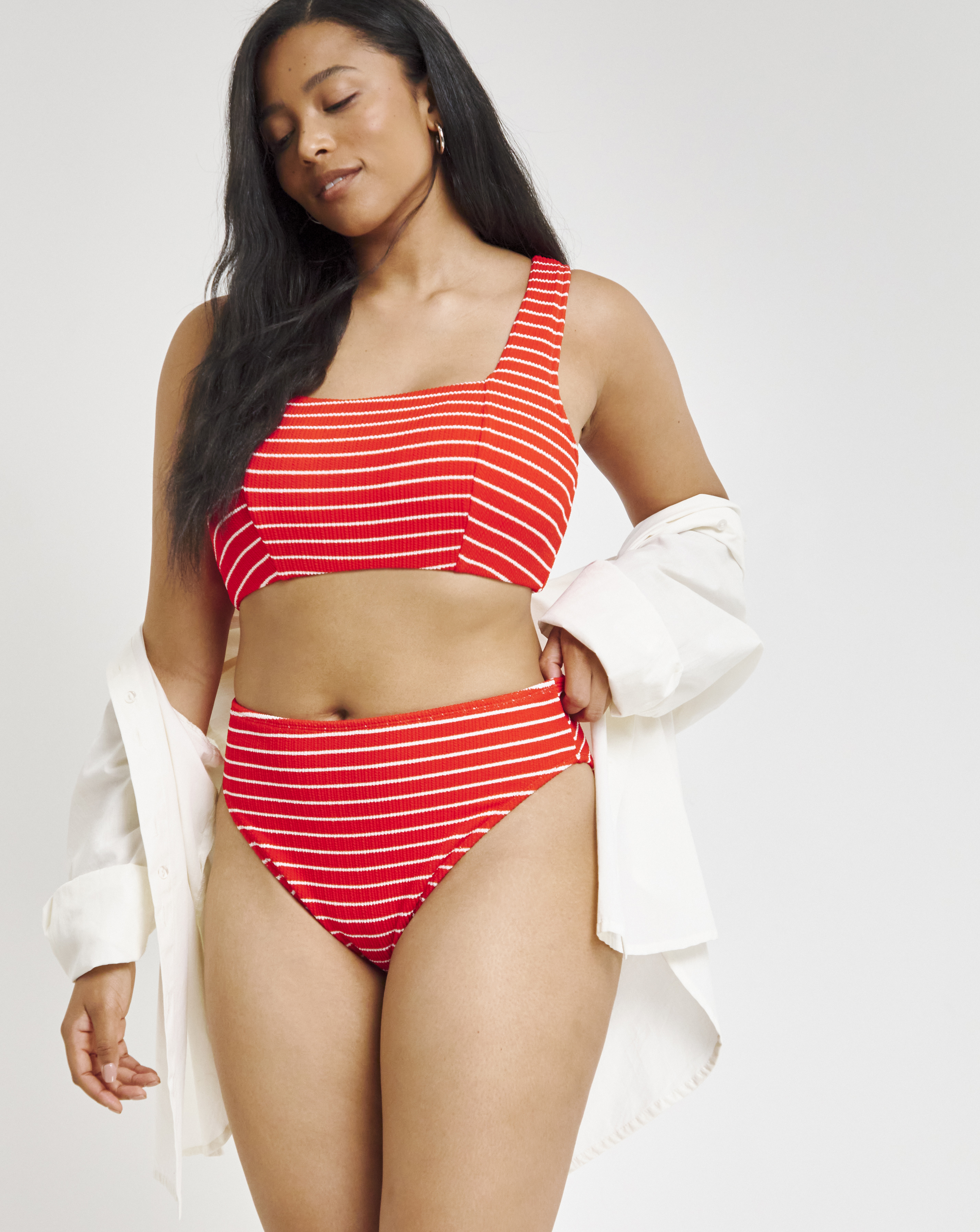 Simply Be Mix and Match Crinkle Bikini Set