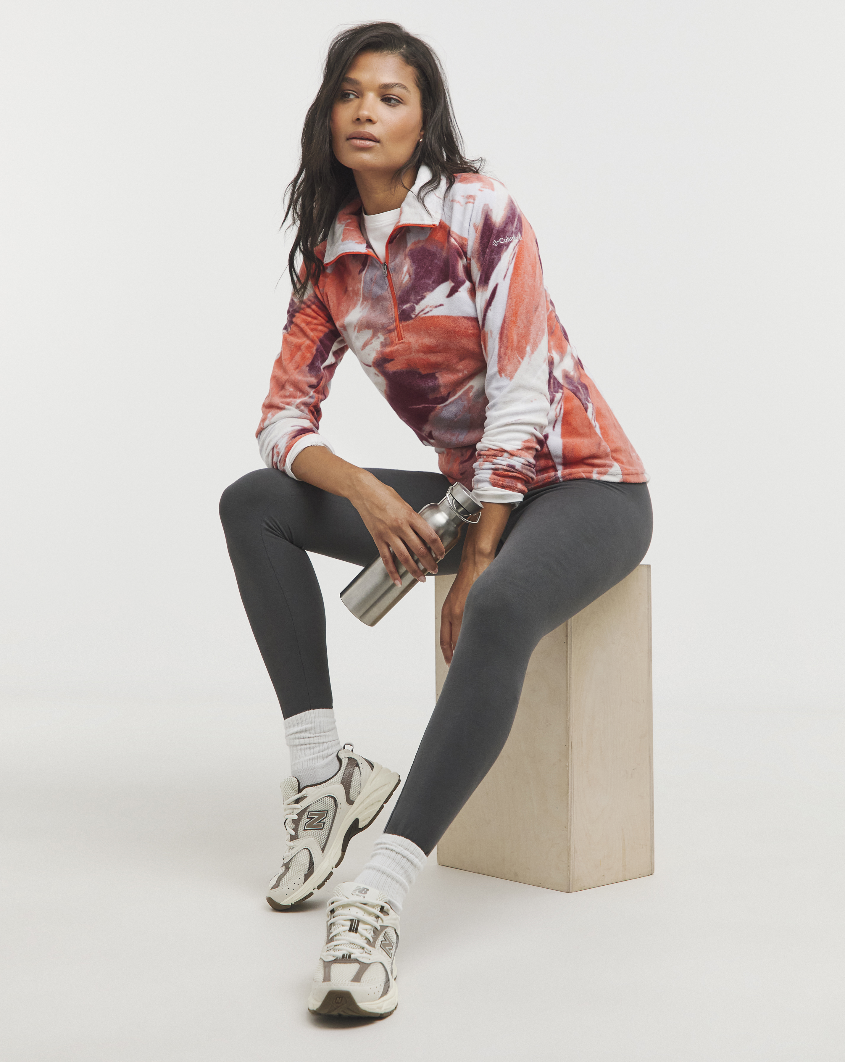 Columbia Glacia IV Print Half Zip Fleece