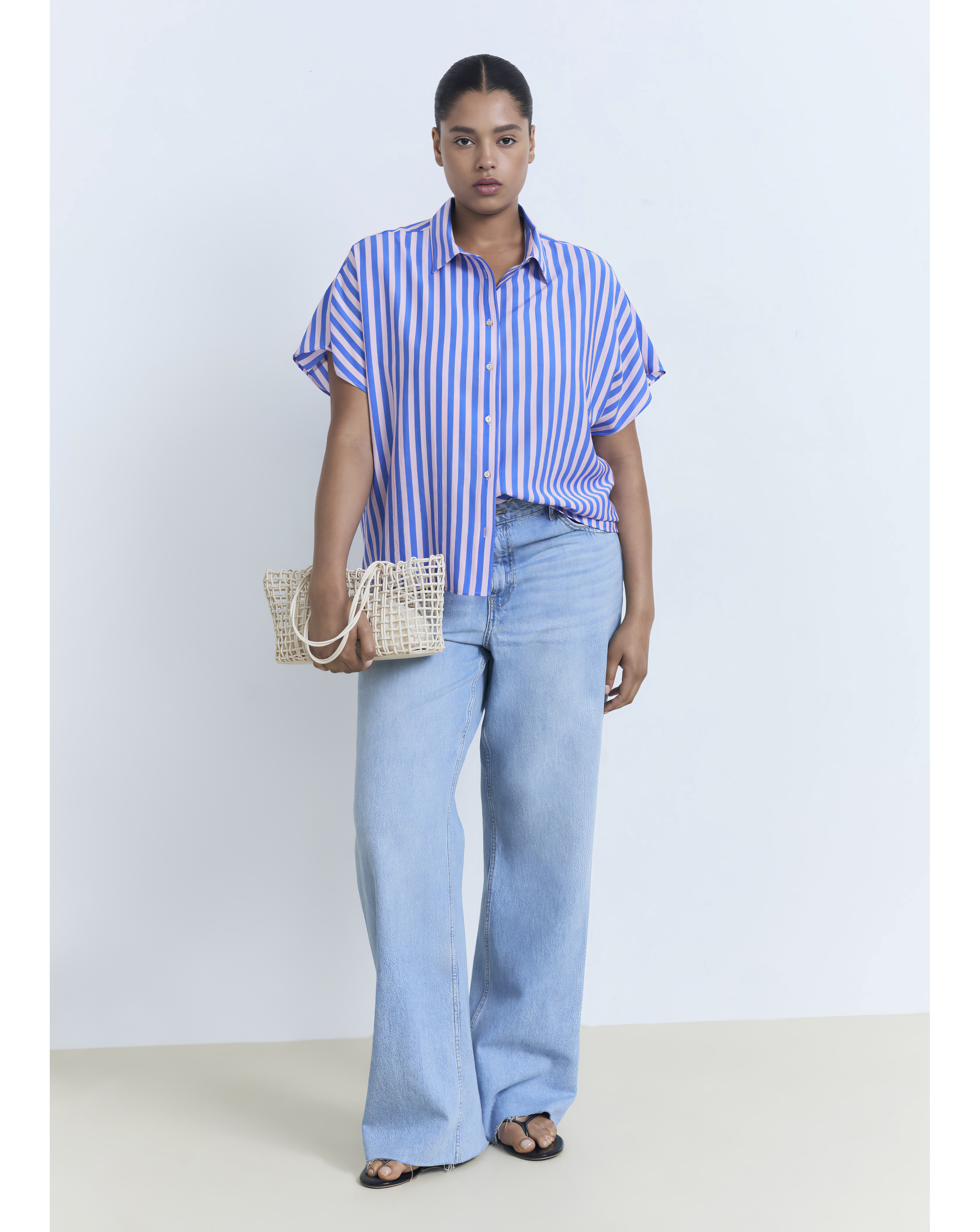 Mango Striped Shirt