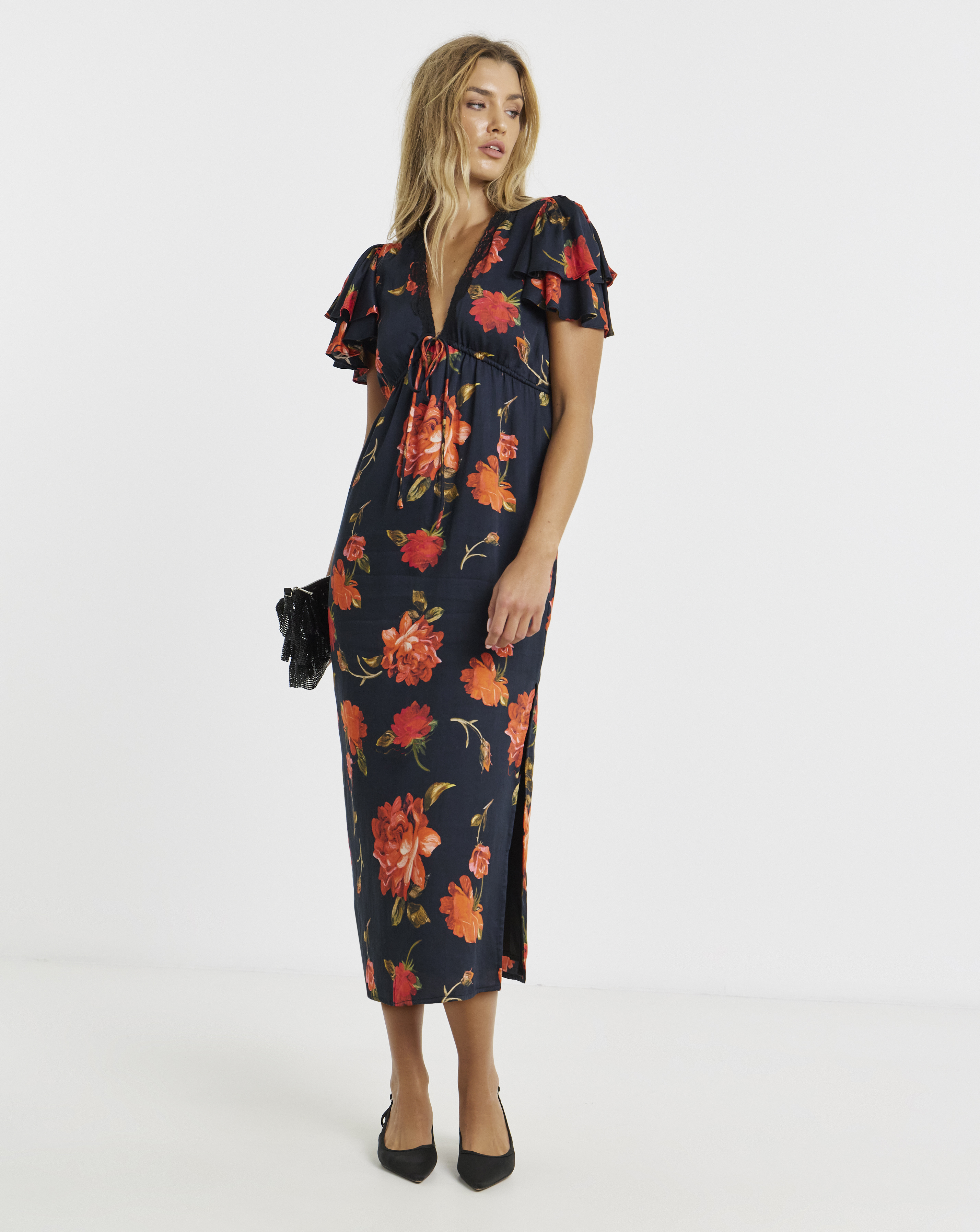 Hope & Ivy Felicity Midi Dress - Image