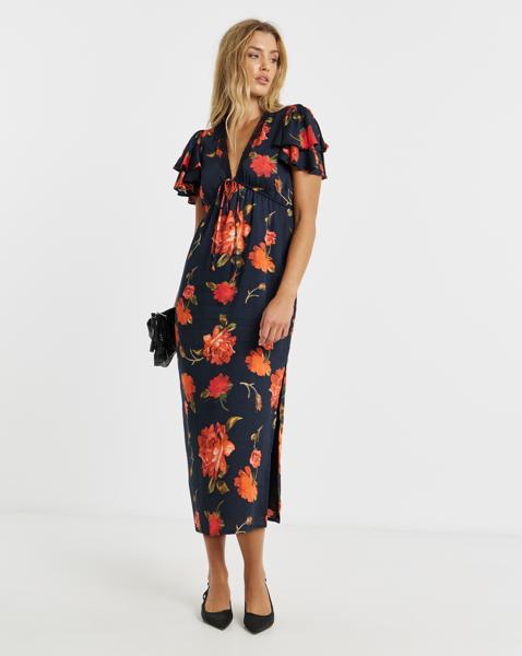 Hope & Ivy Felicity Midi Dress - Image