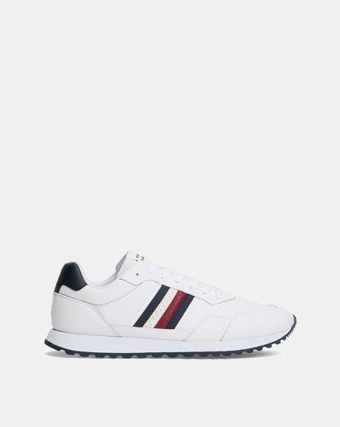 Tommy Hilfiger Leather Stripe Trainer