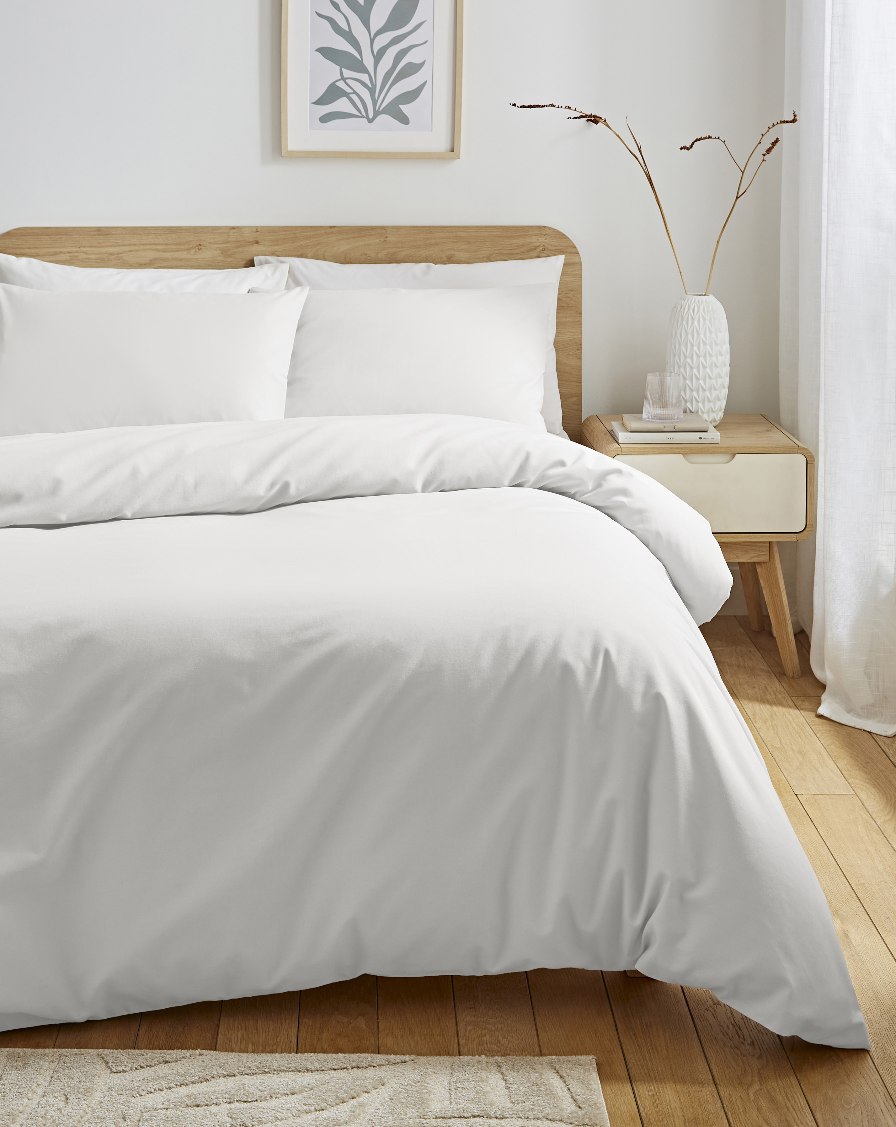 Non Iron Plain Dye Duvet Cover