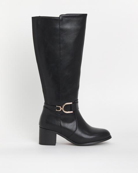 Cushion Walk Block Heel Boot E Fit