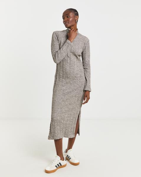 Native Youth Cable Knit Maxi Dress