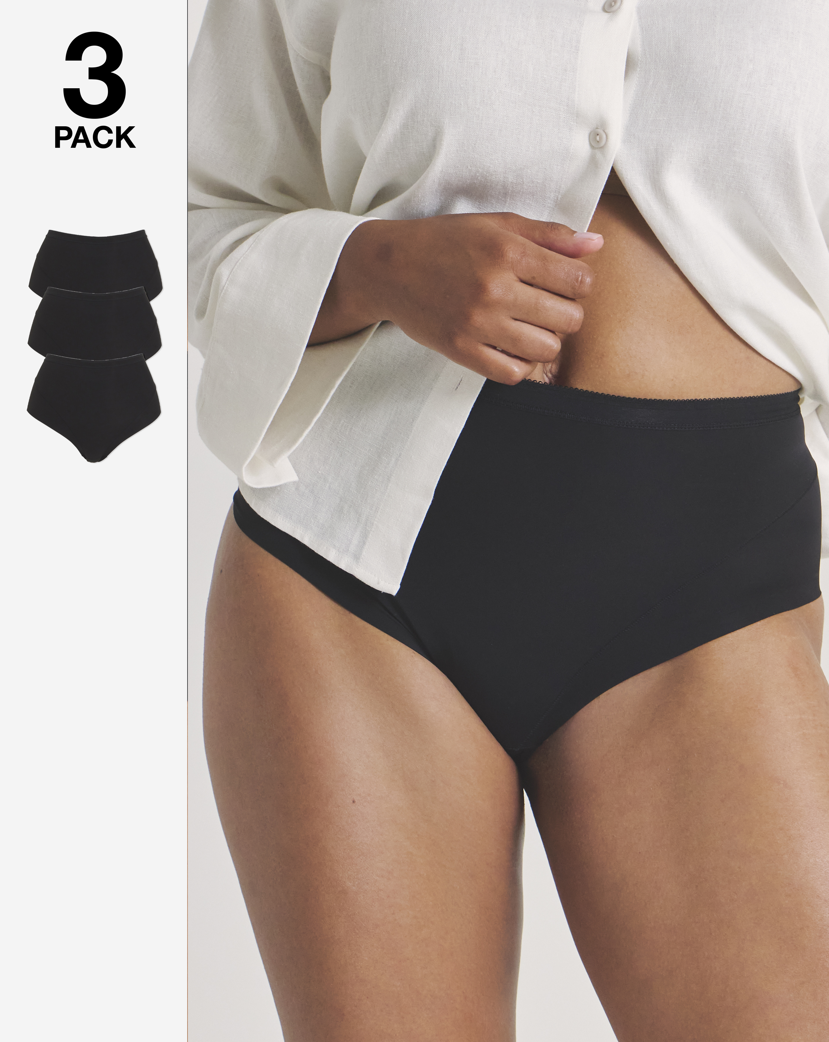 MAGISCULPT 3 Pack Light Tummy Shapers