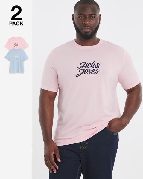 Jack & Jones Avria Logo T-Shirt 2 Pack